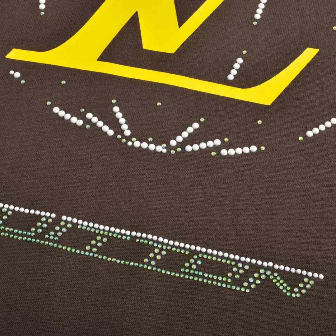 Louis Vuitton Washed Embellished Cotton T-Shirt   1AHCL3 - DesignerGu