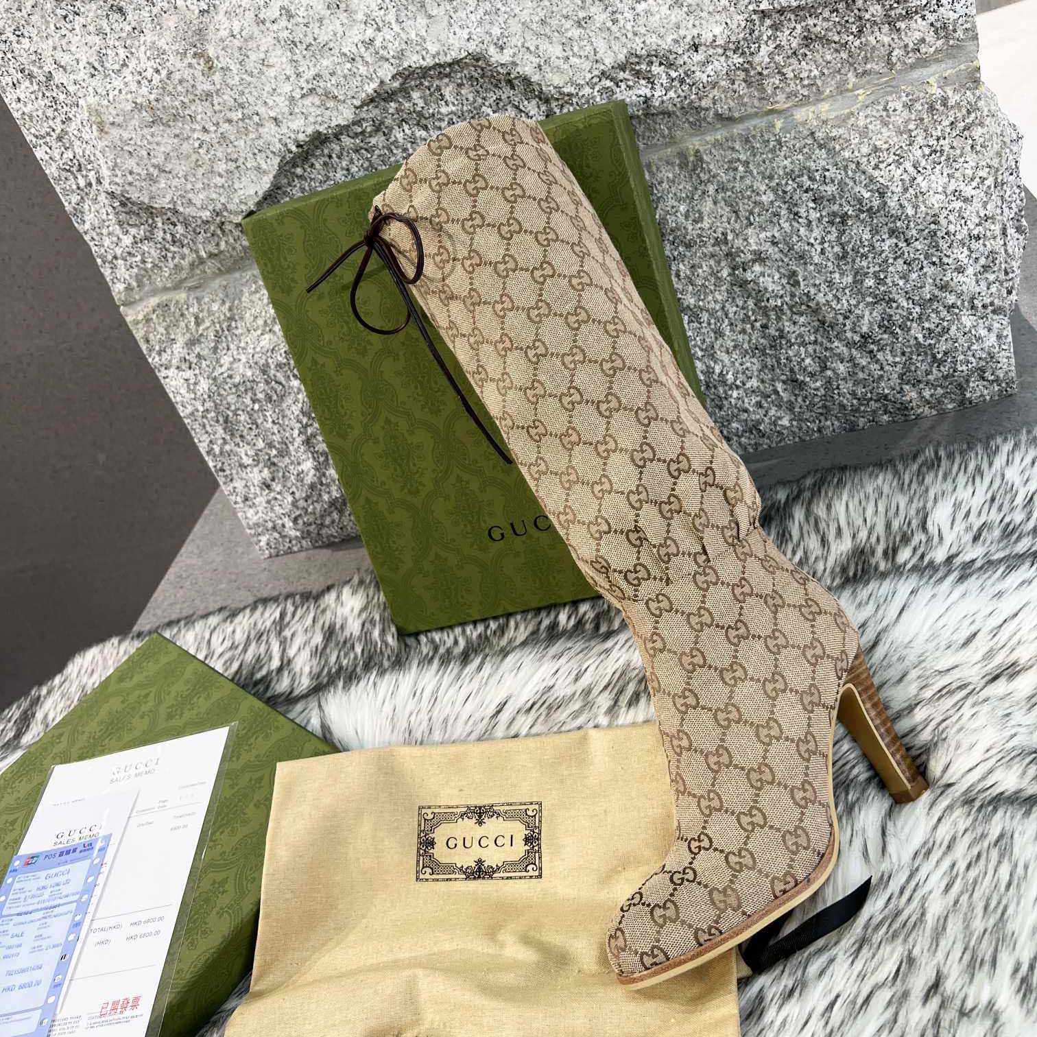 Gucci Knee High Boots - DesignerGu