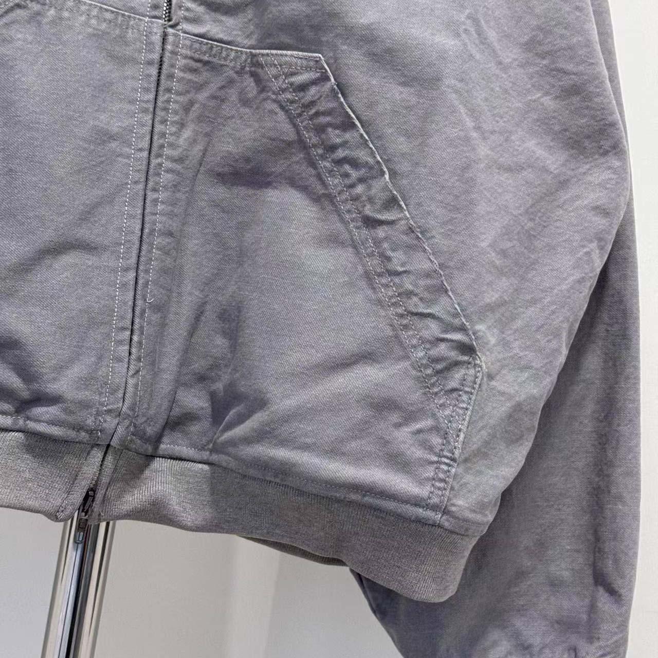 Balenciaga Trompe-l'oeil Zip-up Hoodie - DesignerGu