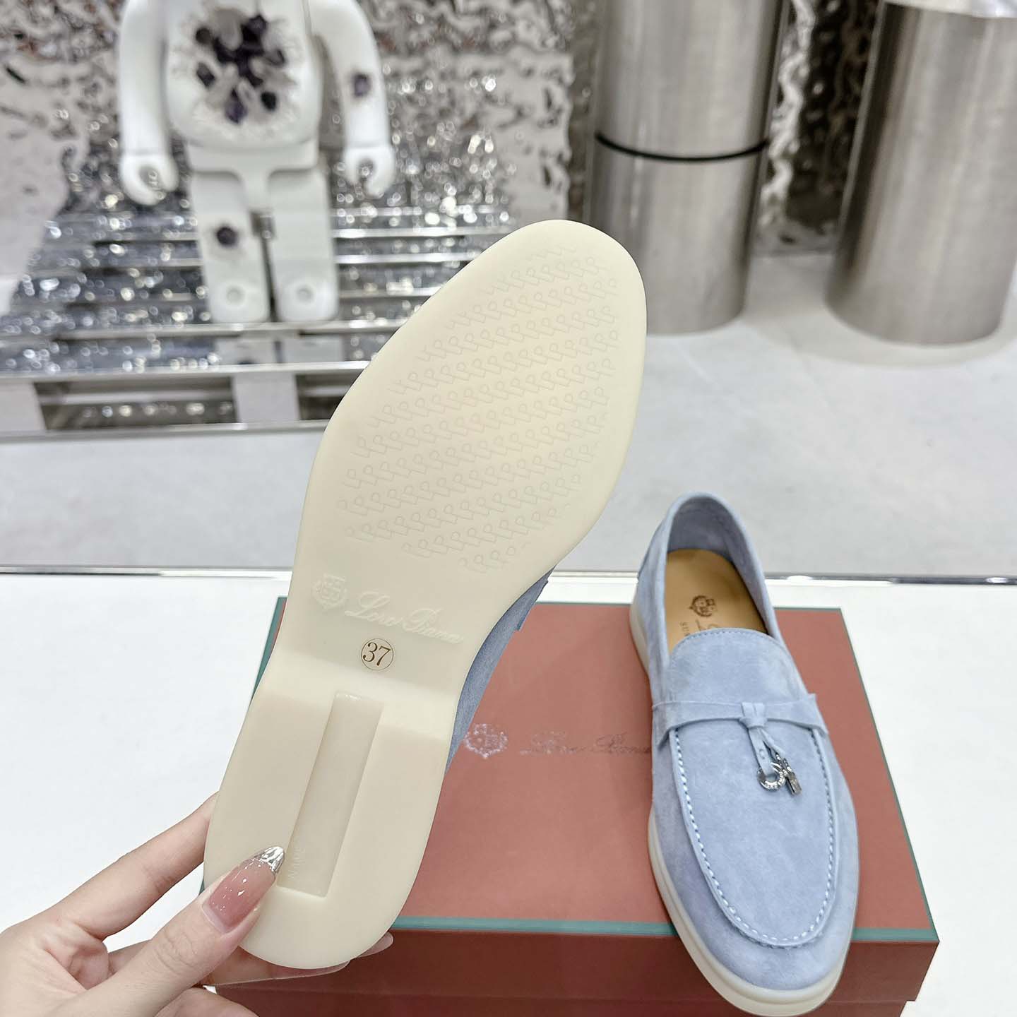 Loro Piana Summer Charms Walk loafers - DesignerGu
