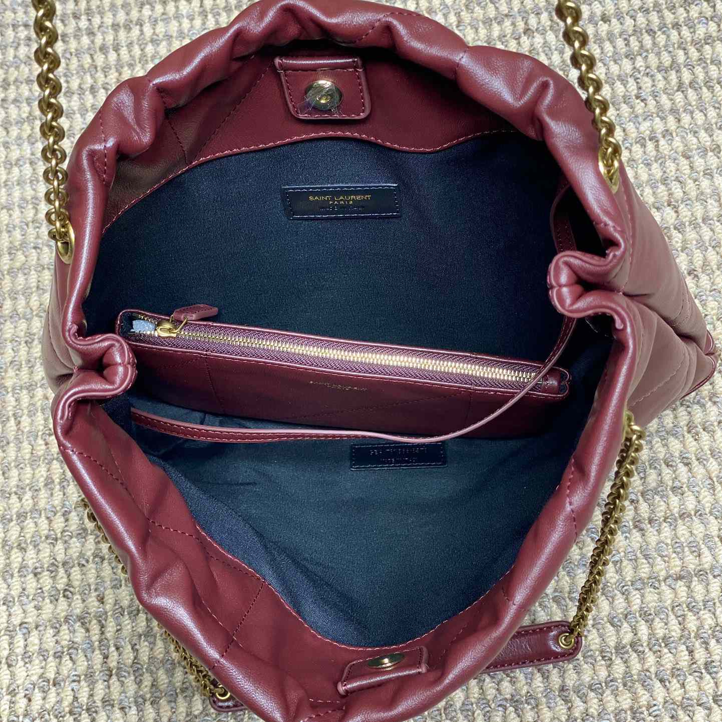 Saint Laurent Jamie Pochon In Lambskin - DesignerGu