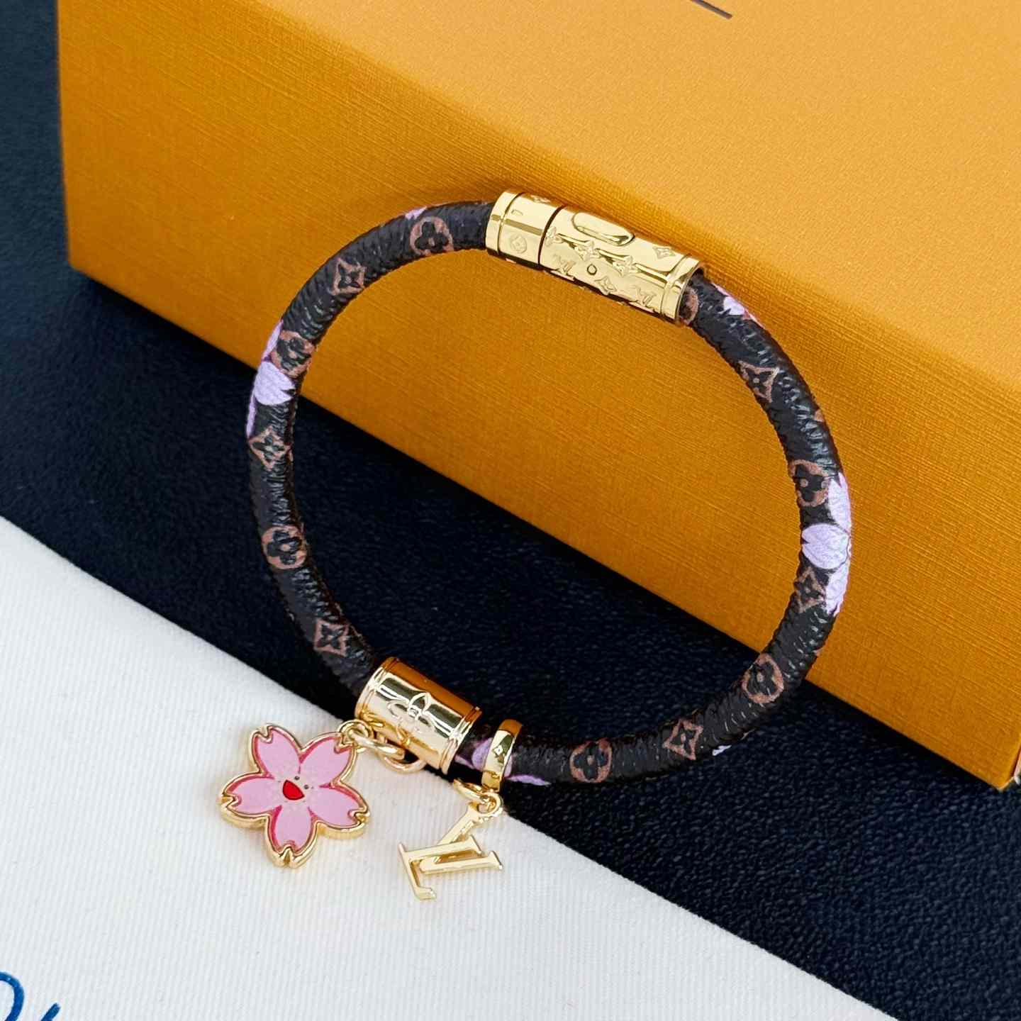 LV x TM Cherry Blossom Bracelet - DesignerGu