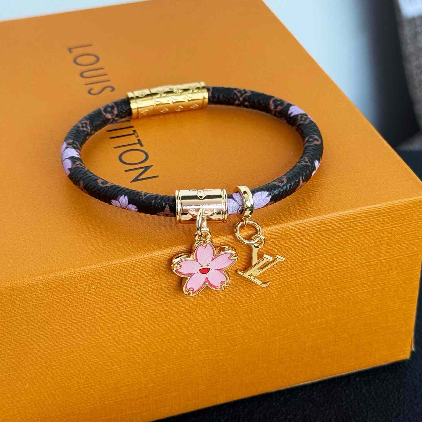 LV x TM Cherry Blossom Bracelet - DesignerGu