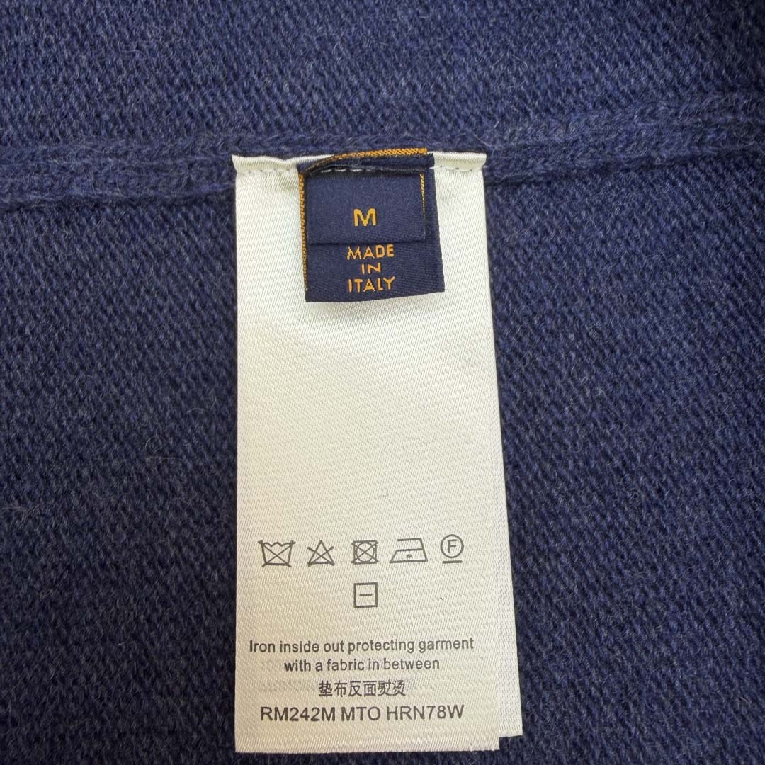 Louis Vuitton Long-Sleeved Intarsia Pullover - DesignerGu