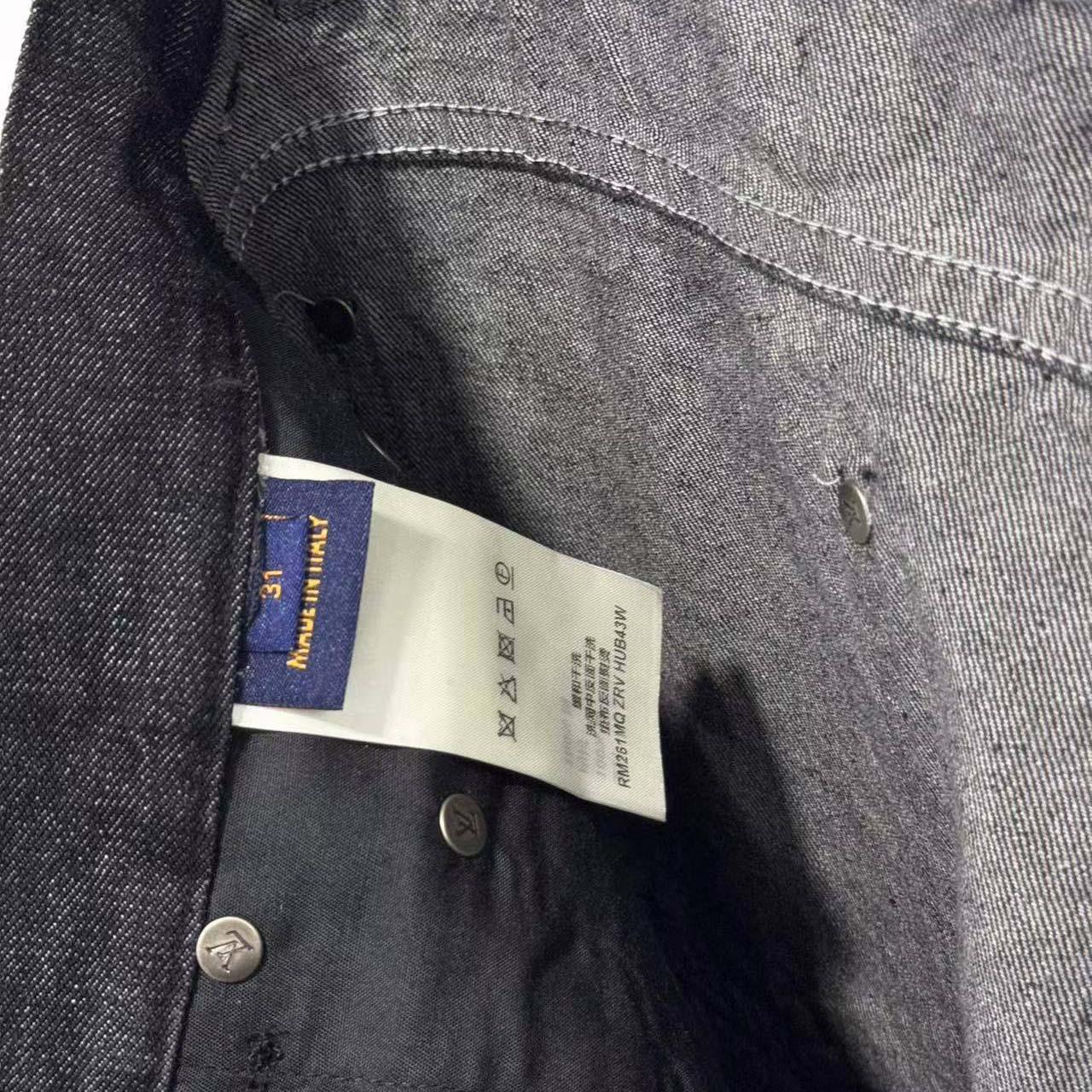 Louis Vuitton Monogram Destroy Denim Pants - DesignerGu