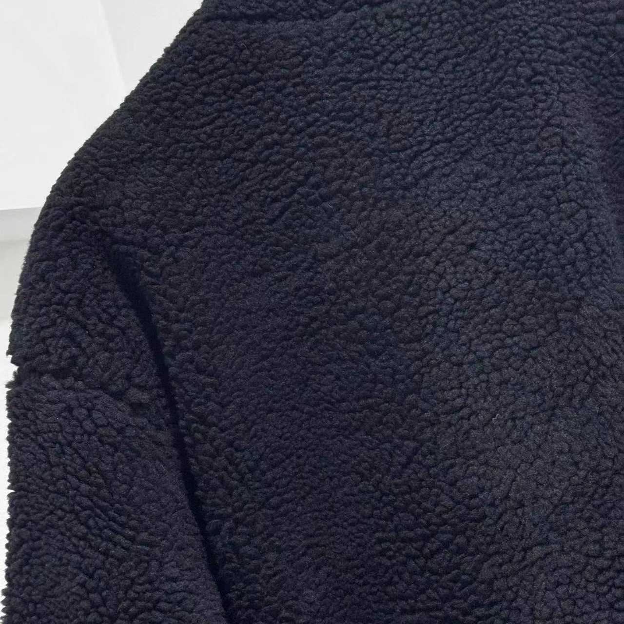 Balenciaga Embroidered-Logo Teddy Jacket - DesignerGu