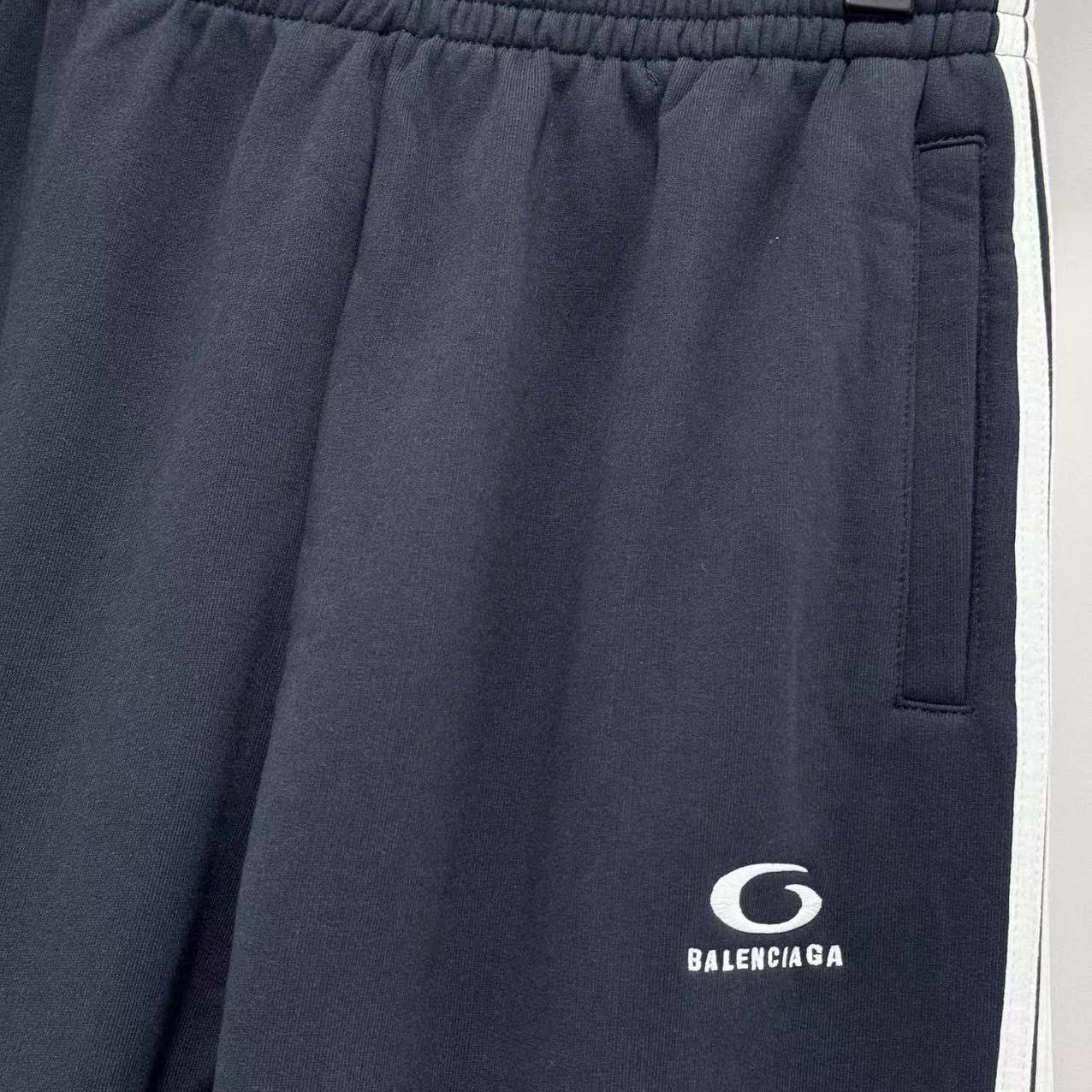 Balenciaga Embroidered-striped Track Pants - DesignerGu