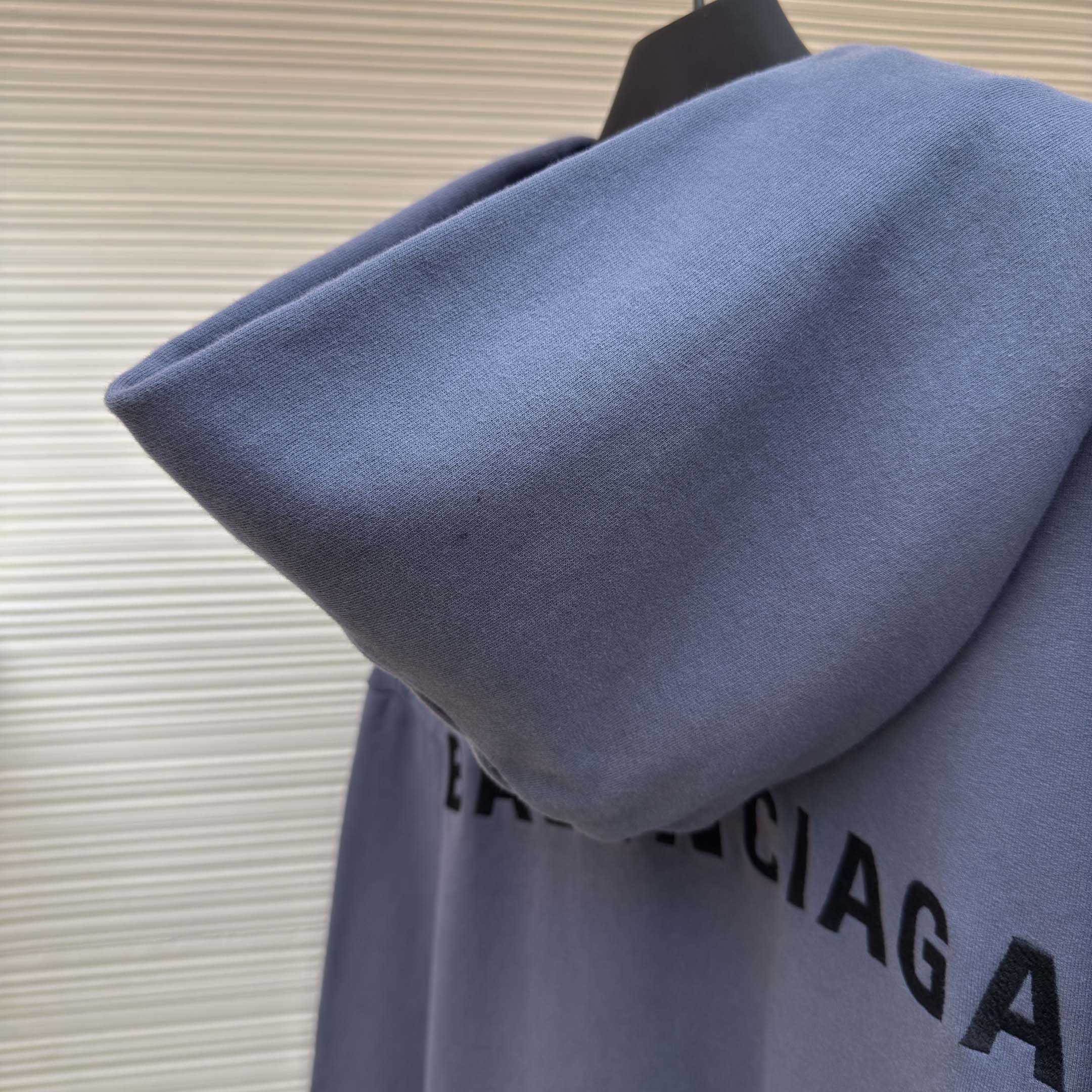 Balenciaga Logo-print Zip-up Hoodie - DesignerGu