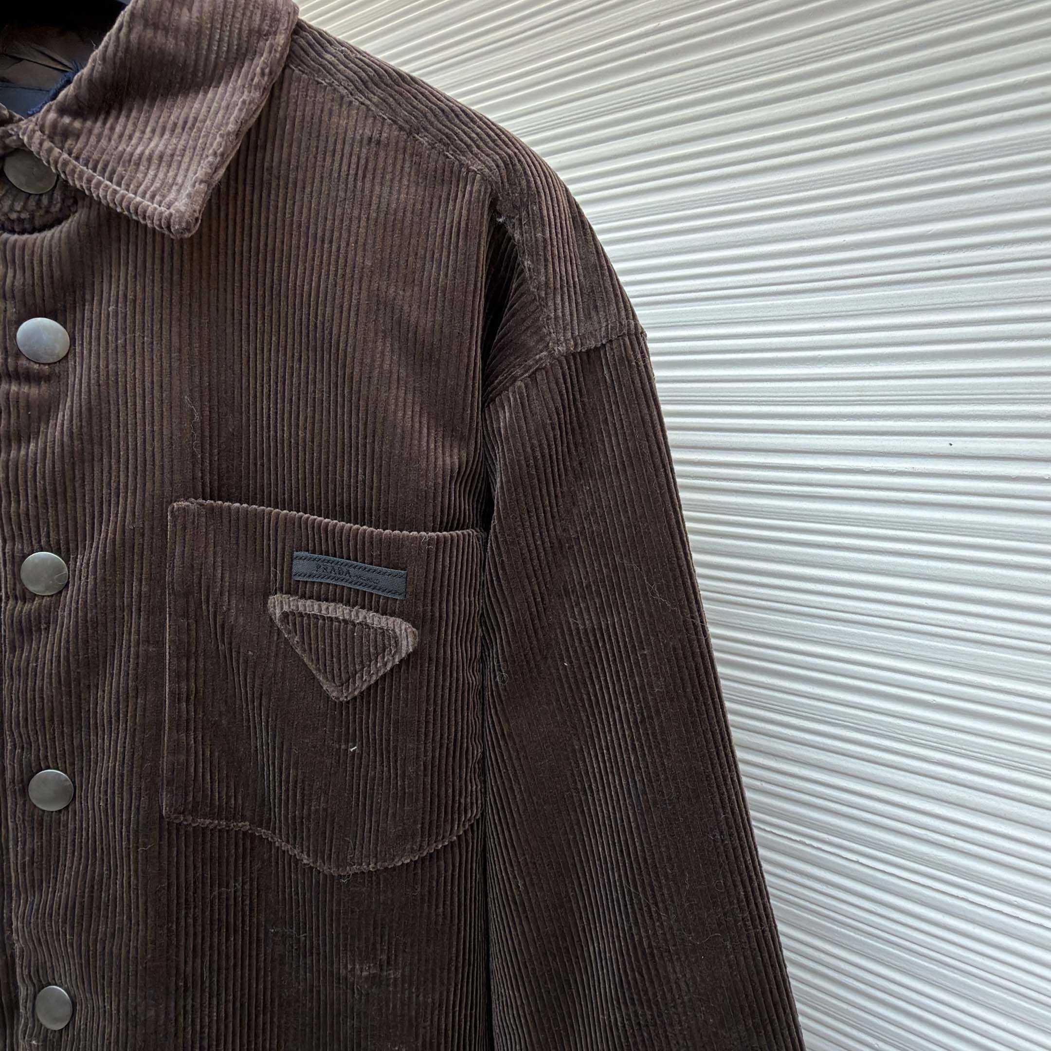 Prada Corduroy Shirt - DesignerGu