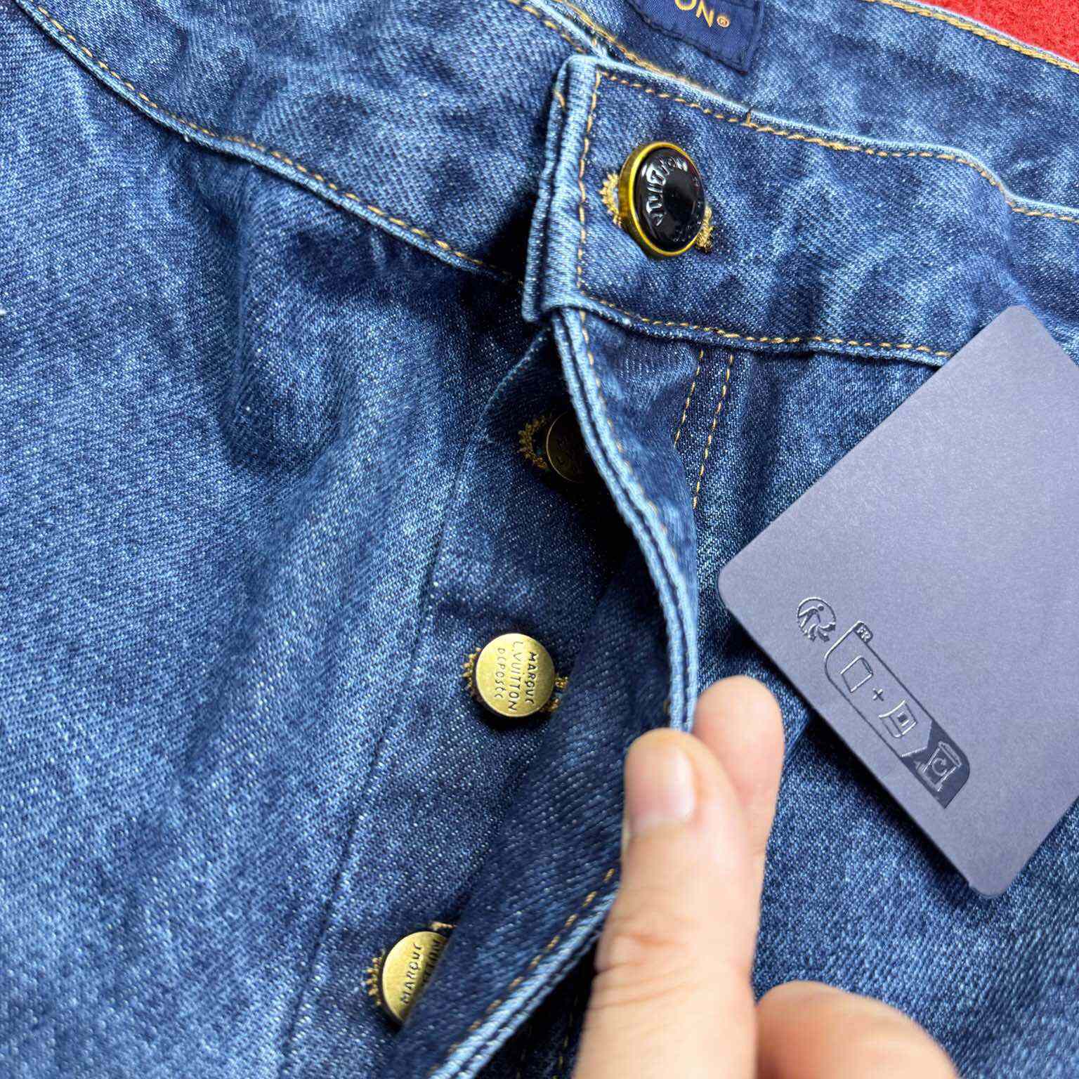 Louis Vuitton Monogram Denim Workwear Pants - DesignerGu