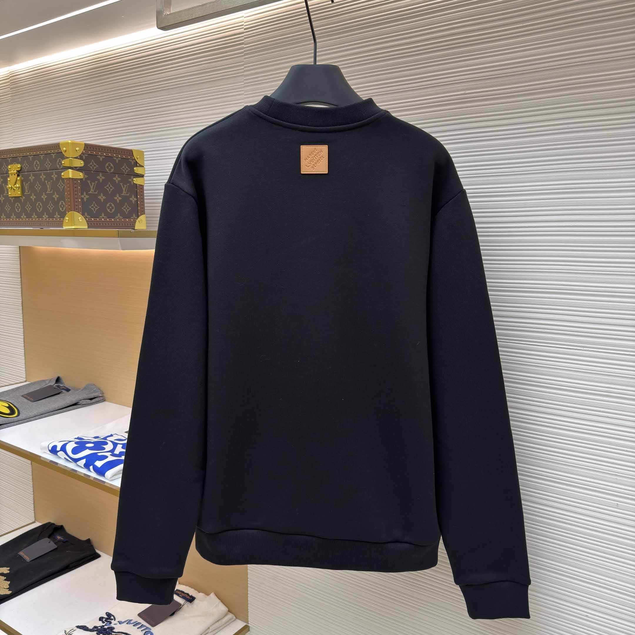 Louis Vuitton Embroidered Long-Sleeved Sweatshirt  - DesignerGu