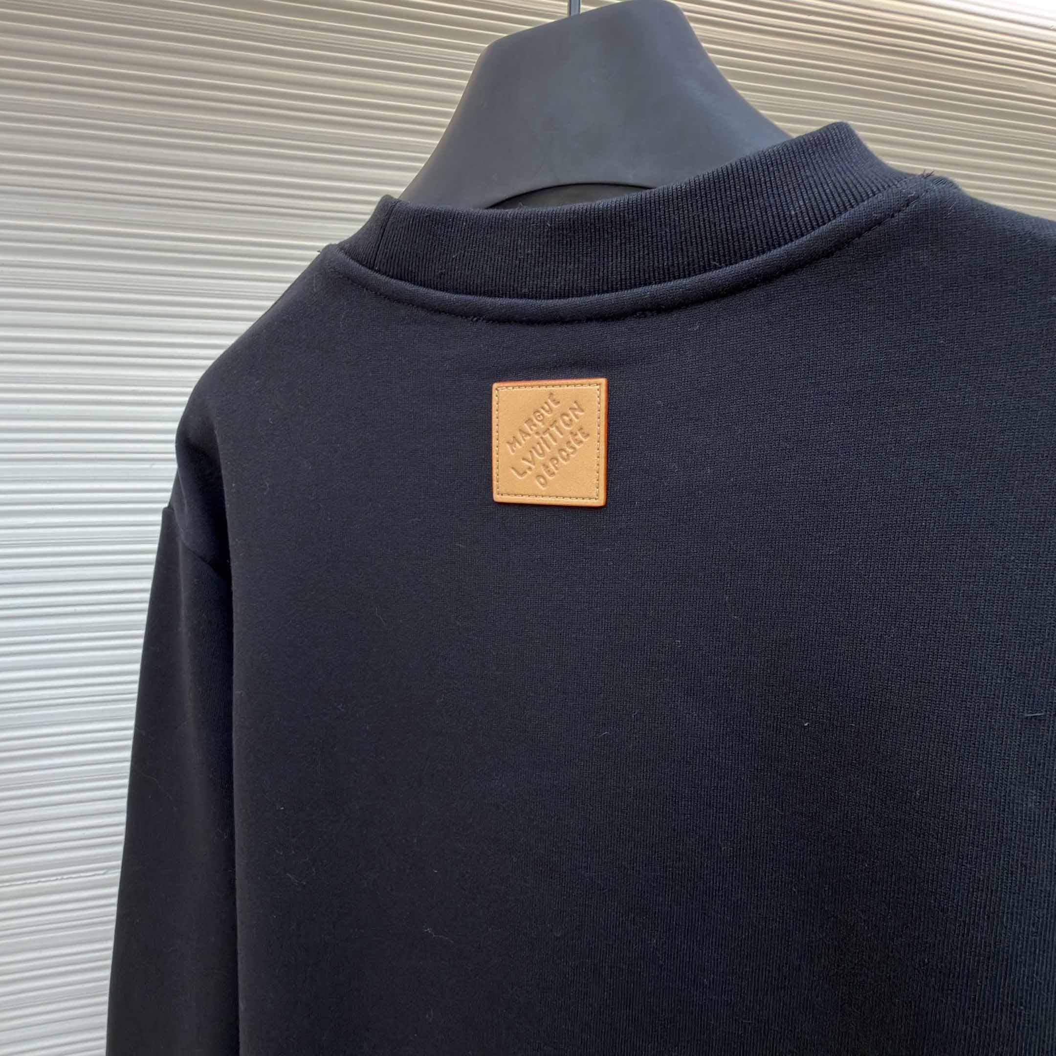 Louis Vuitton Embroidered Long-Sleeved Sweatshirt  - DesignerGu