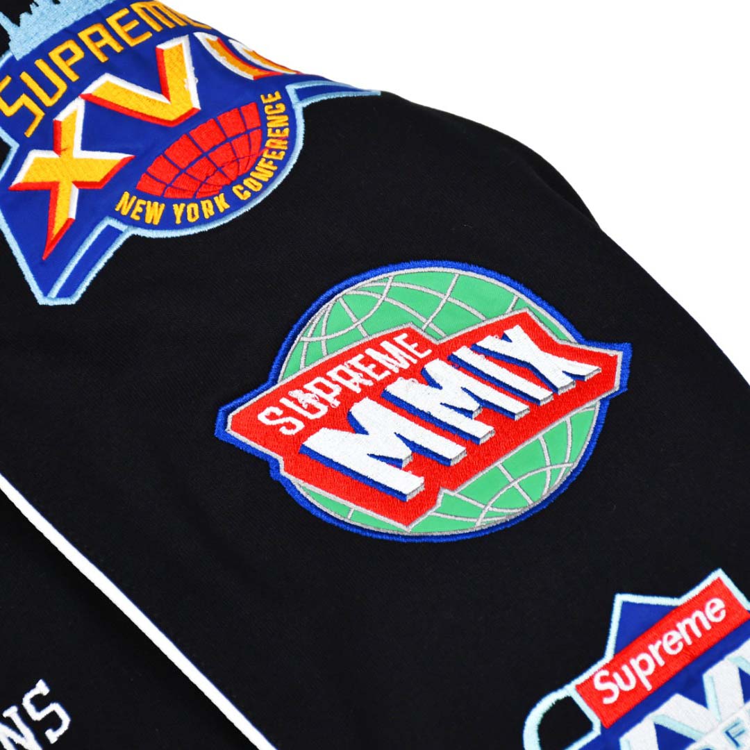 Supreme Playoffs Zip -up Hooded Sweater - DesignerGu