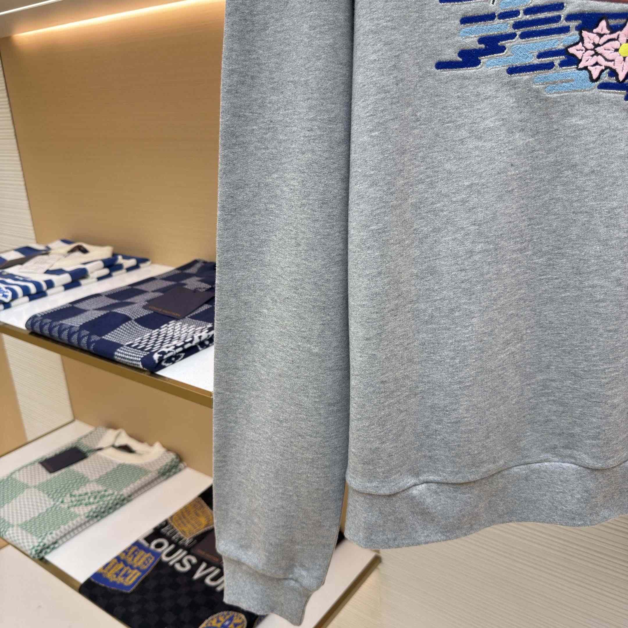 Louis Vuitton Embroidered Sweatshirt  - DesignerGu