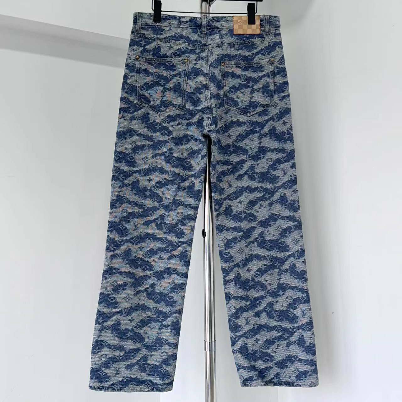 Louis Vuitton Monogram Denim Skate Pants - DesignerGu