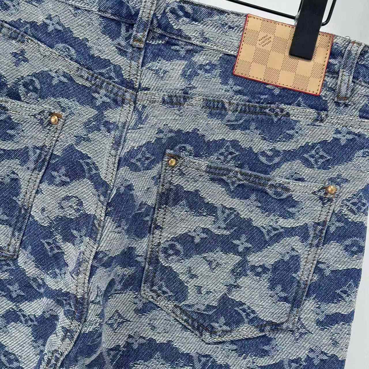 Louis Vuitton Monogram Denim Skate Pants - DesignerGu