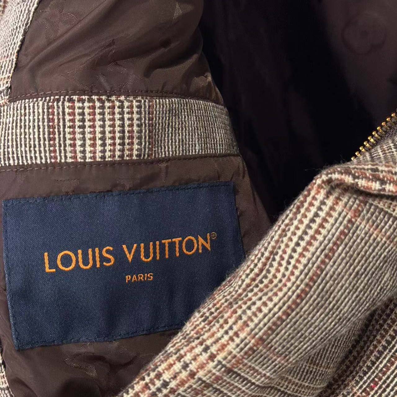 Louis Vuitton Tweed Down Blouson - DesignerGu