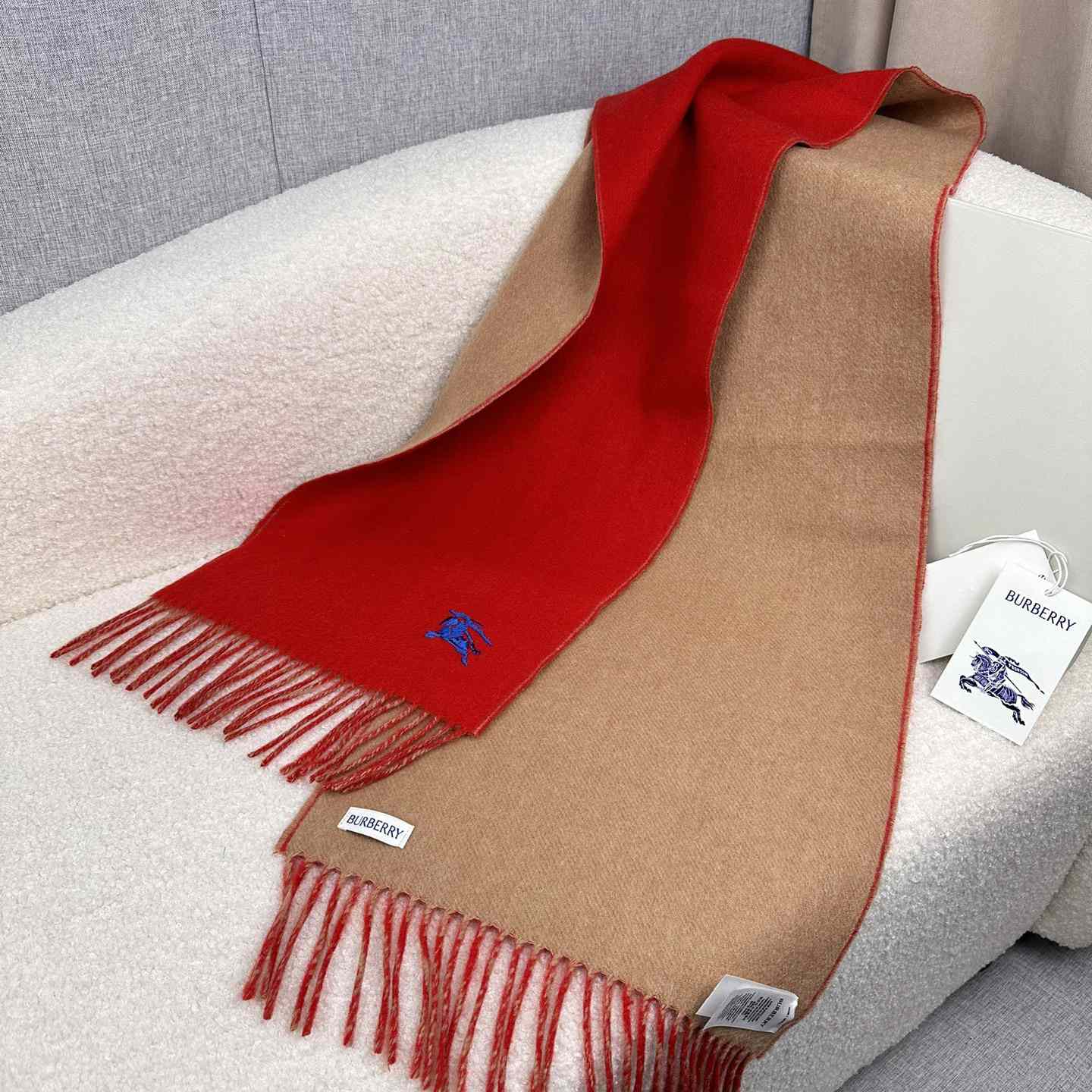 Burberry Reversible Cashmere Scarf - DesignerGu