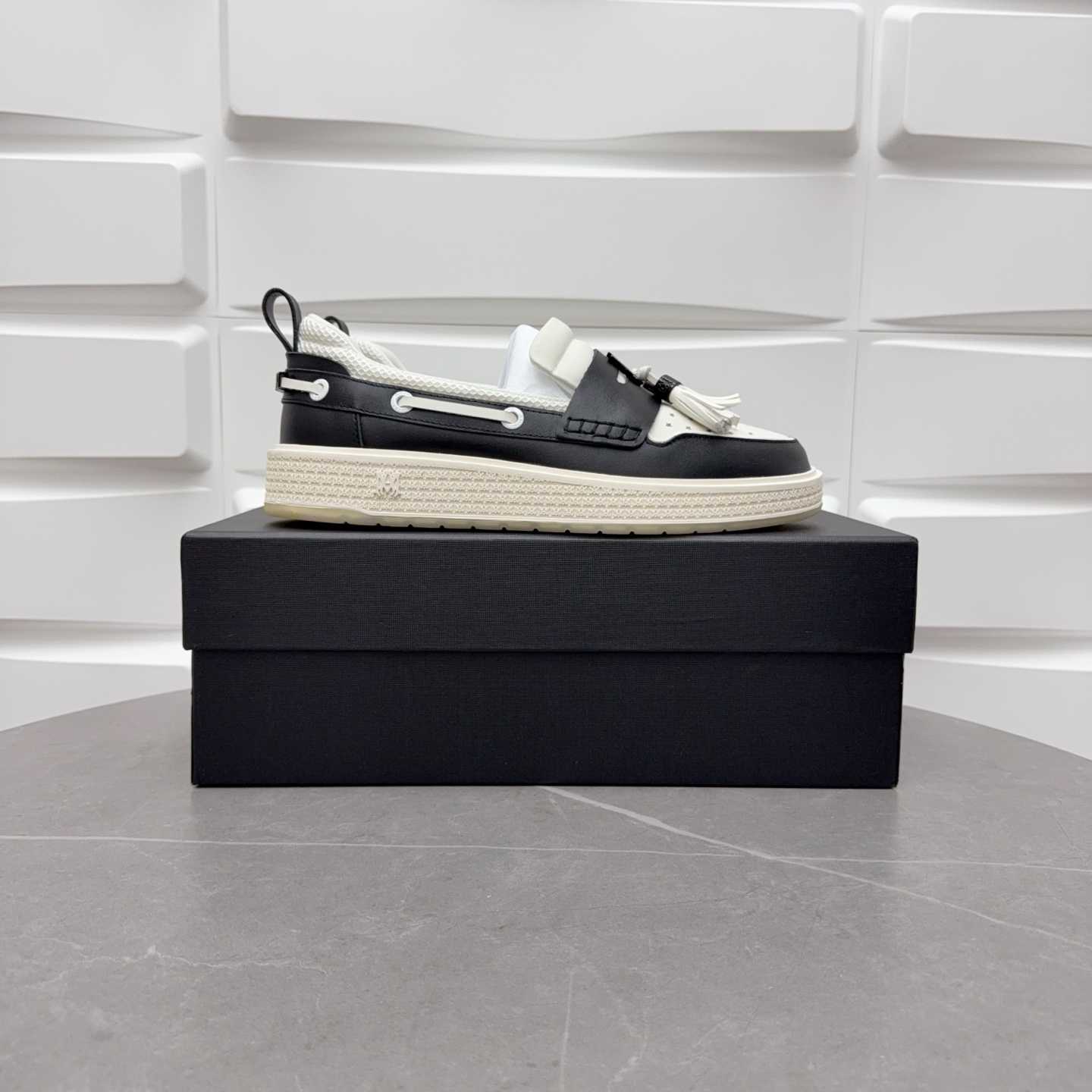 Amiri Men's Black Loafers Leather - DesignerGu