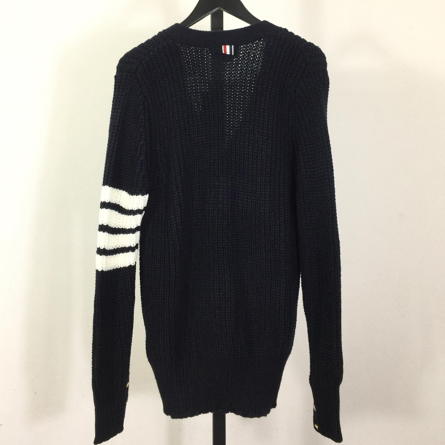 Thom Browne 4-Bar Cardigan - DesignerGu