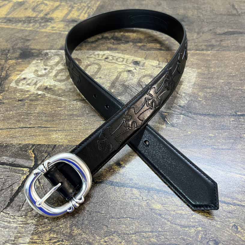 Chrome Hearts Leather Belt   - DesignerGu