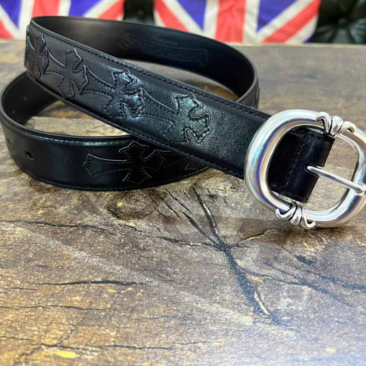 Chrome Hearts Leather Belt   - DesignerGu