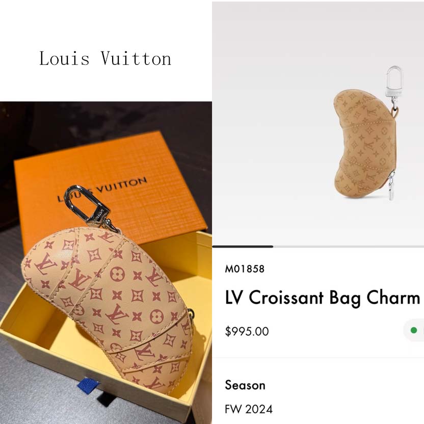 Louis Vuitton LV Croissant Bag Charm    M01858 - DesignerGu