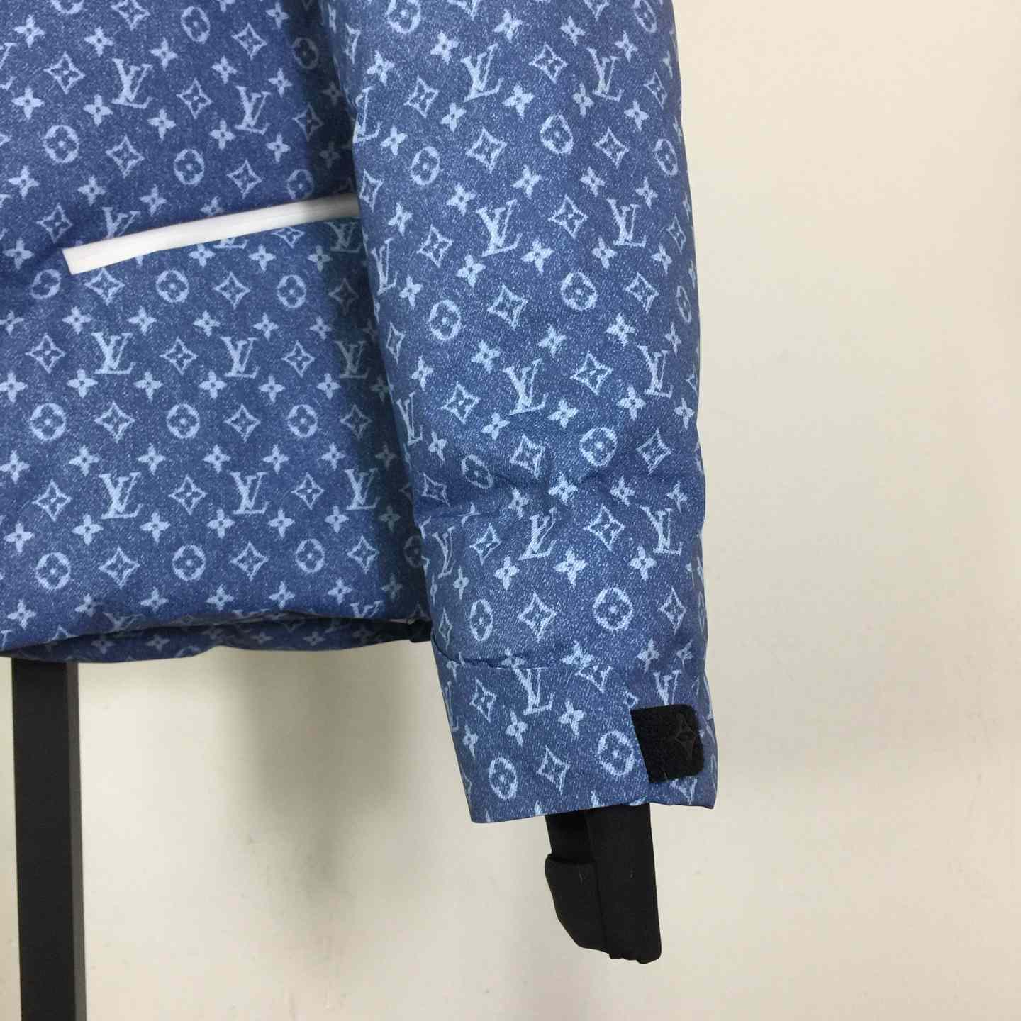 Louis Vuitton Denim-Effect Monogram Ski Jacket  - DesignerGu