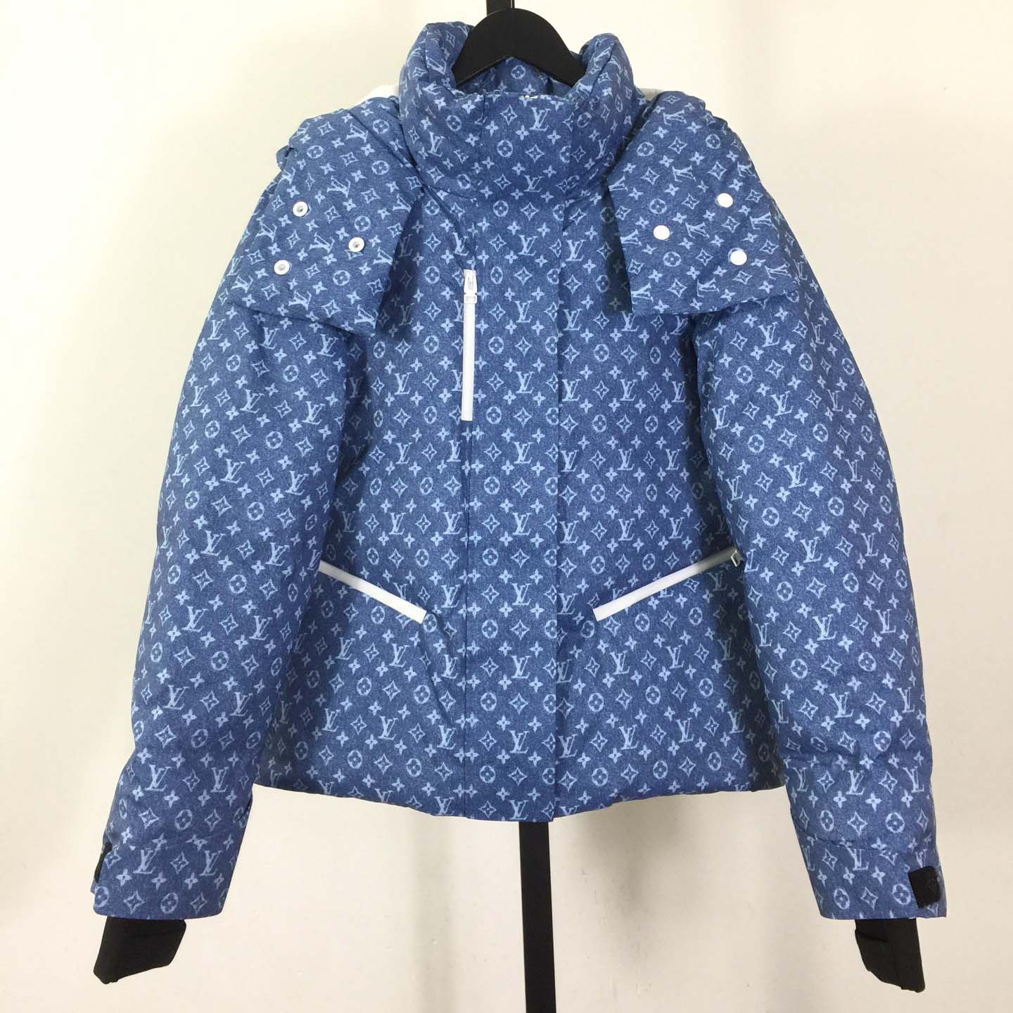 Louis Vuitton Denim-Effect Monogram Ski Jacket  - DesignerGu