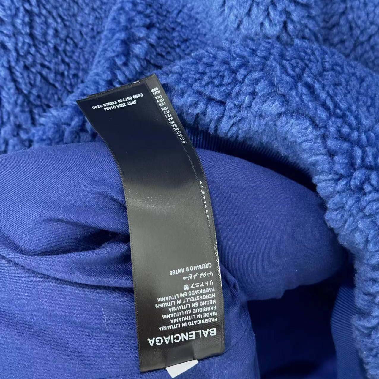 Balenciaga 3B Sports Icon Ski Zip-Up Jacket In Light Marine Blue - DesignerGu