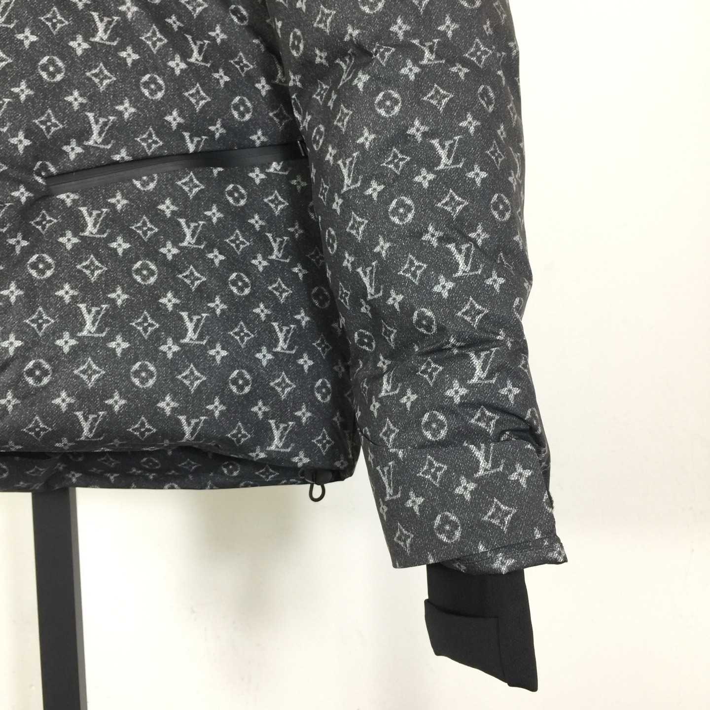Louis Vuitton Denim-Effect Monogram Ski Jacket  - DesignerGu
