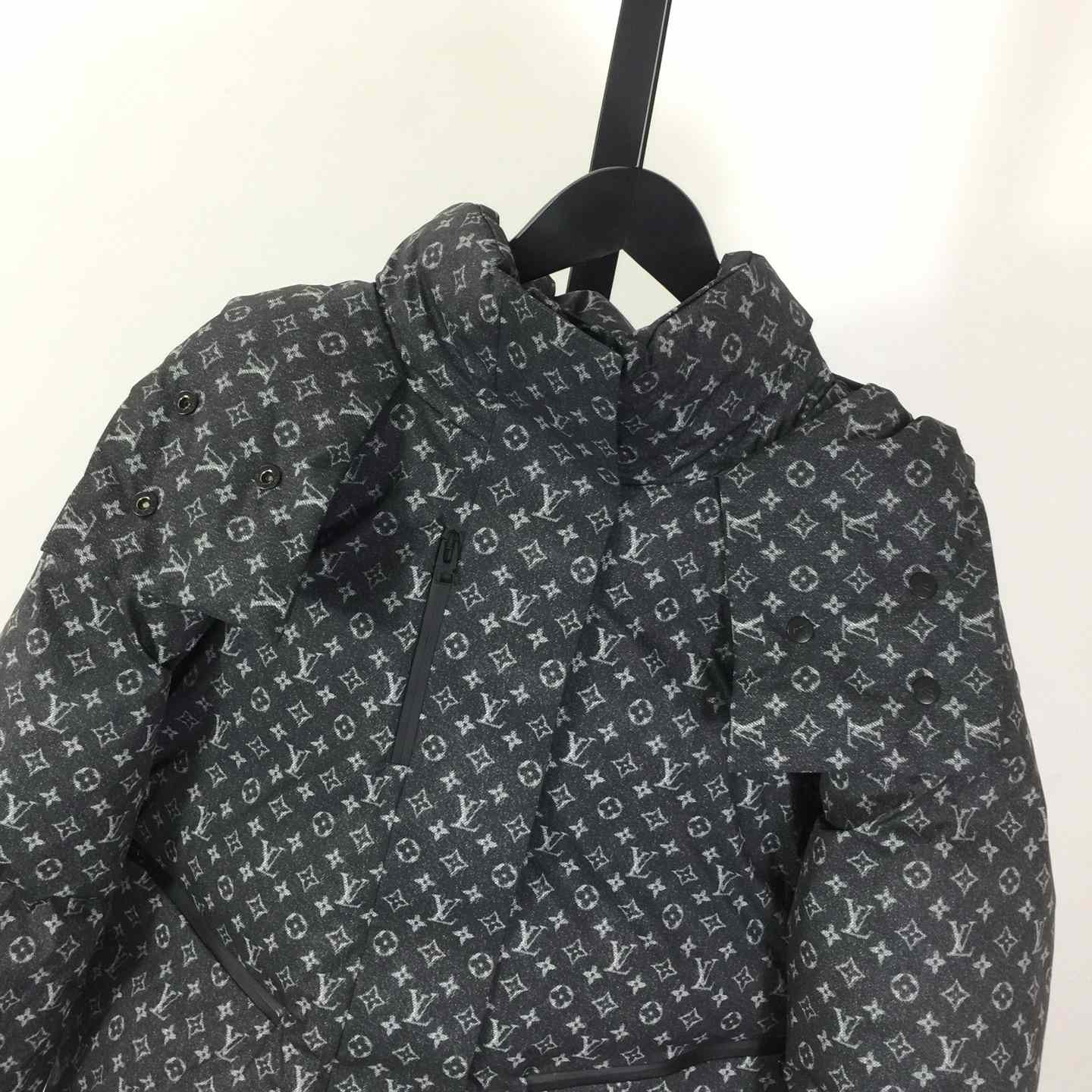 Louis Vuitton Denim-Effect Monogram Ski Jacket  - DesignerGu