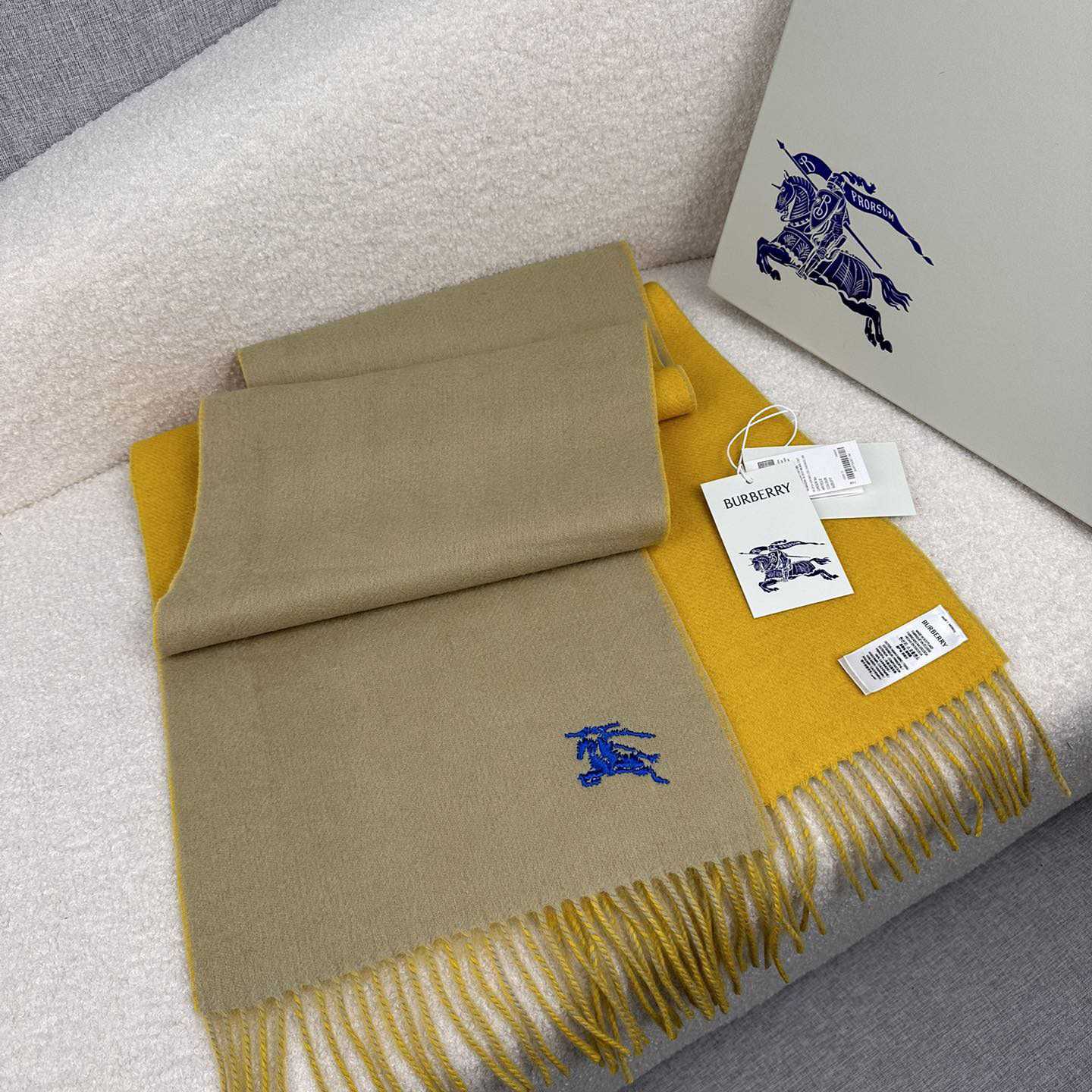 Burberry Reversible Cashmere Scarf - DesignerGu
