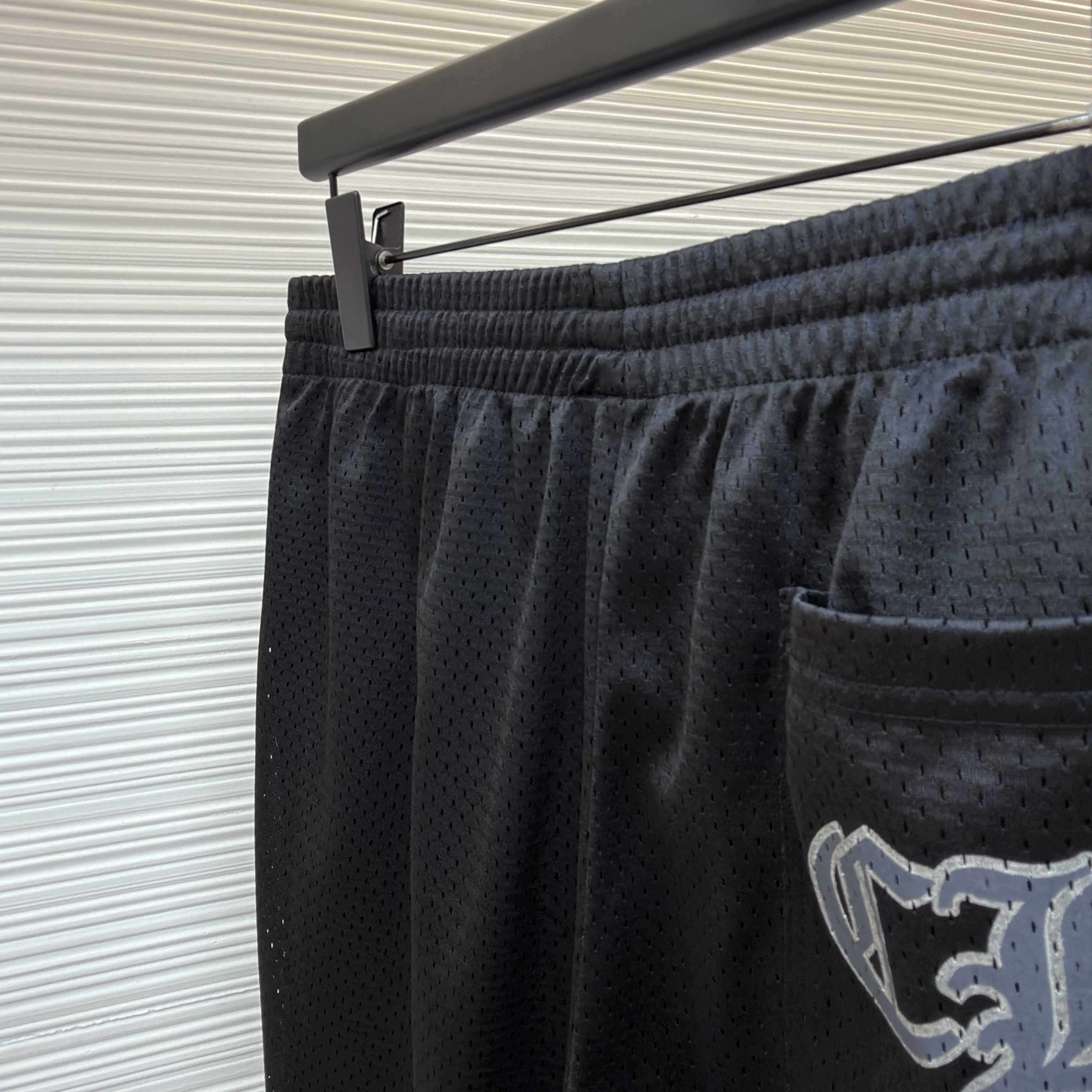 Chrome Hearts black mesh warm-up track pants - DesignerGu