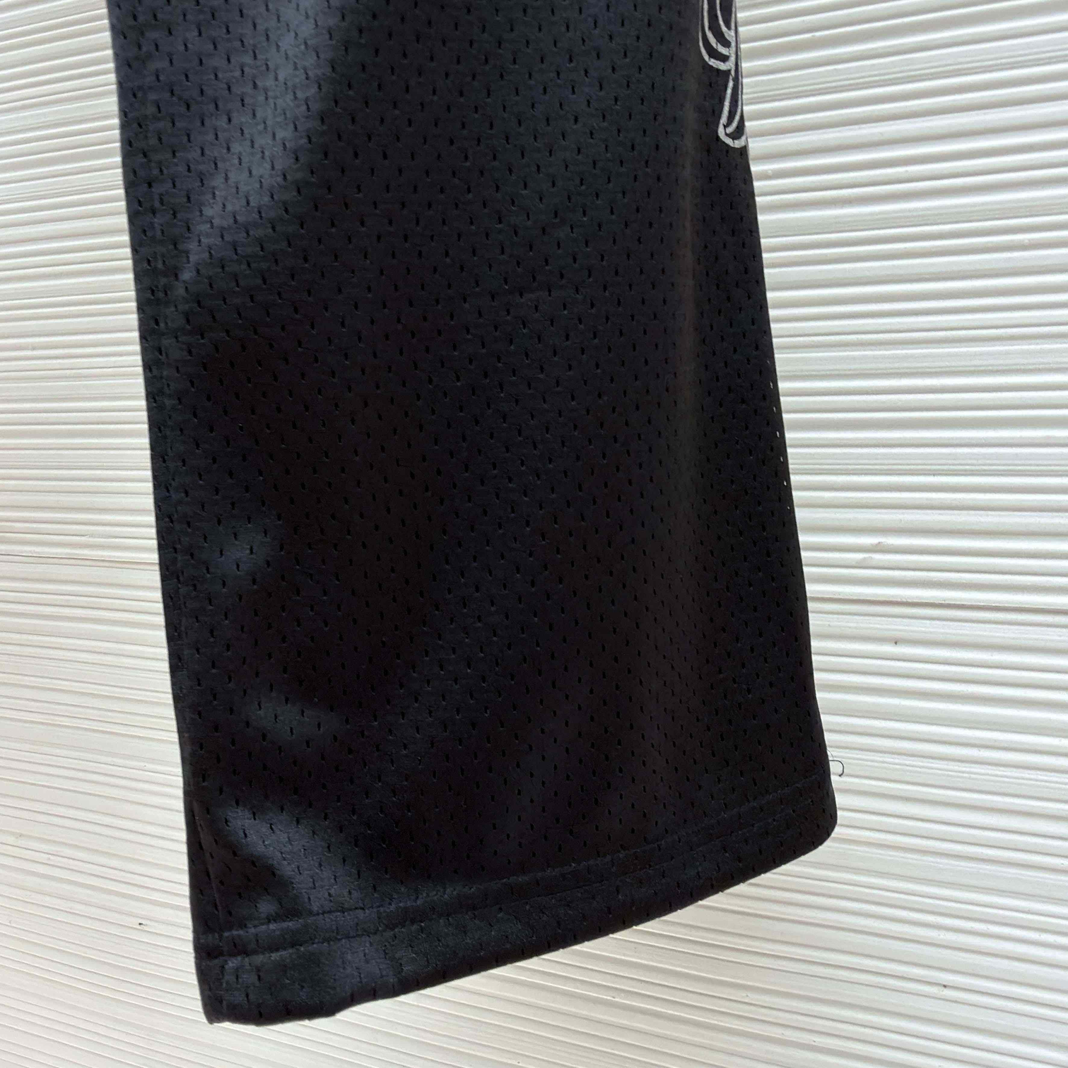 Chrome Hearts black mesh warm-up track pants - DesignerGu