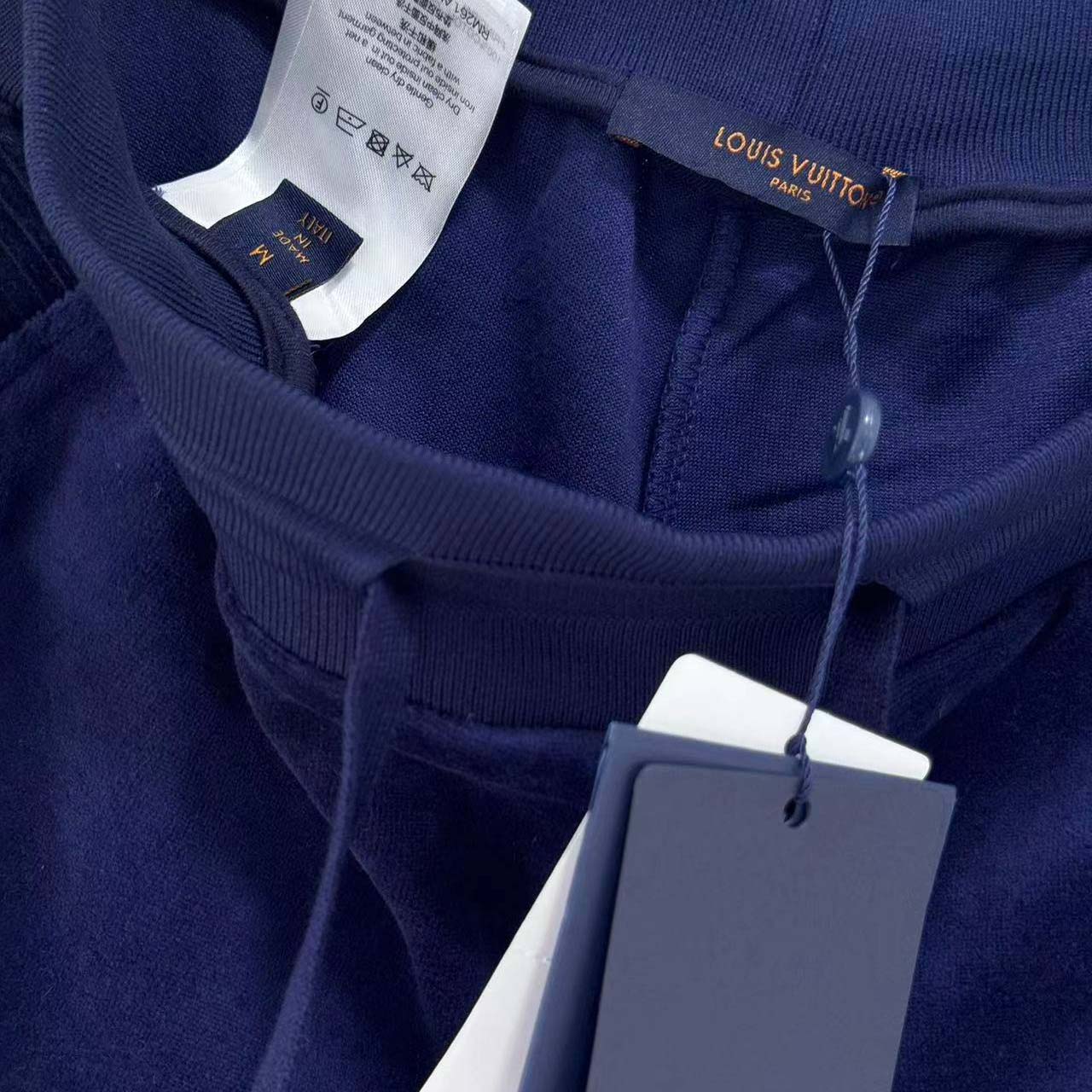 Louis Vuitton Chic Velvet Track Pants  - DesignerGu