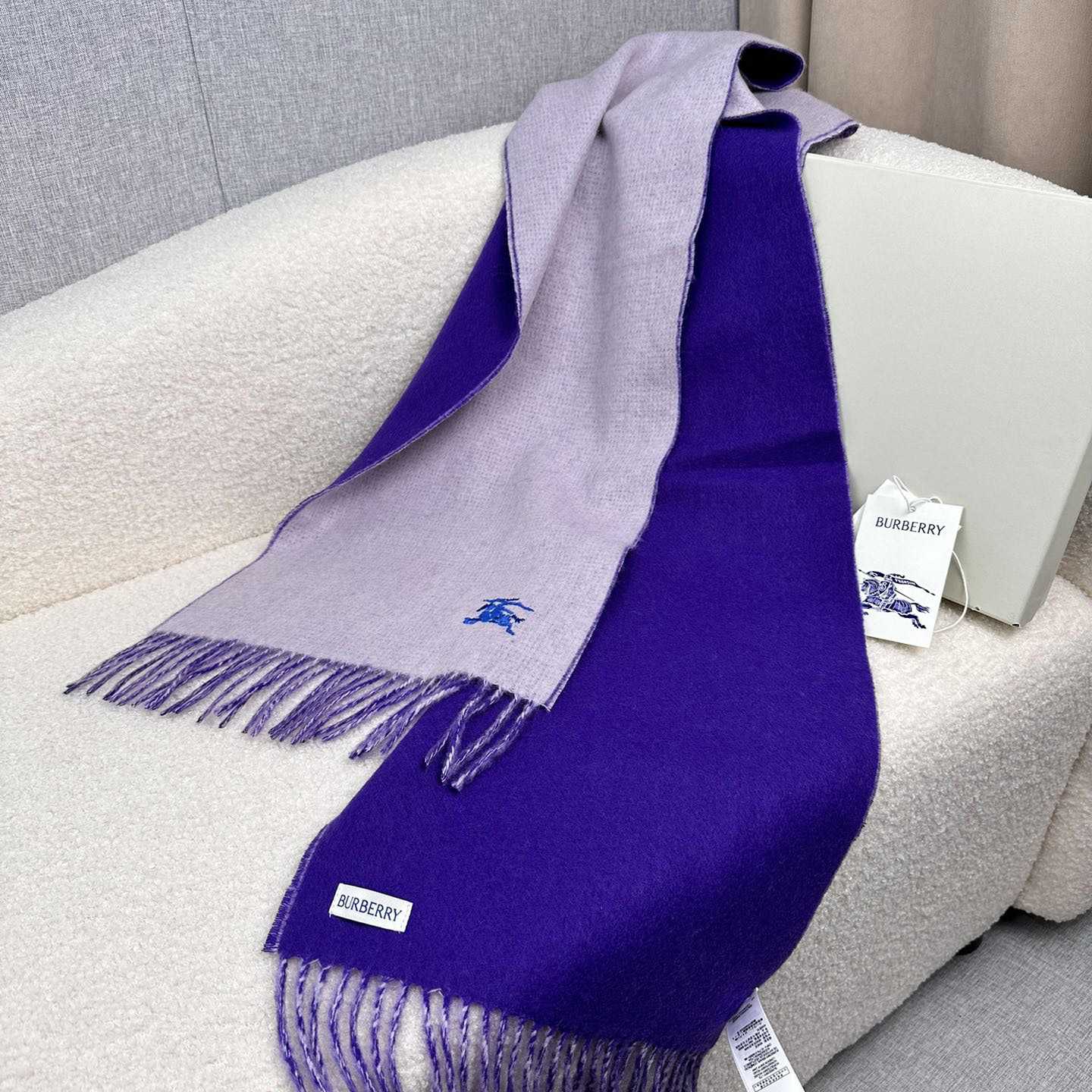Burberry Reversible Cashmere Scarf - DesignerGu