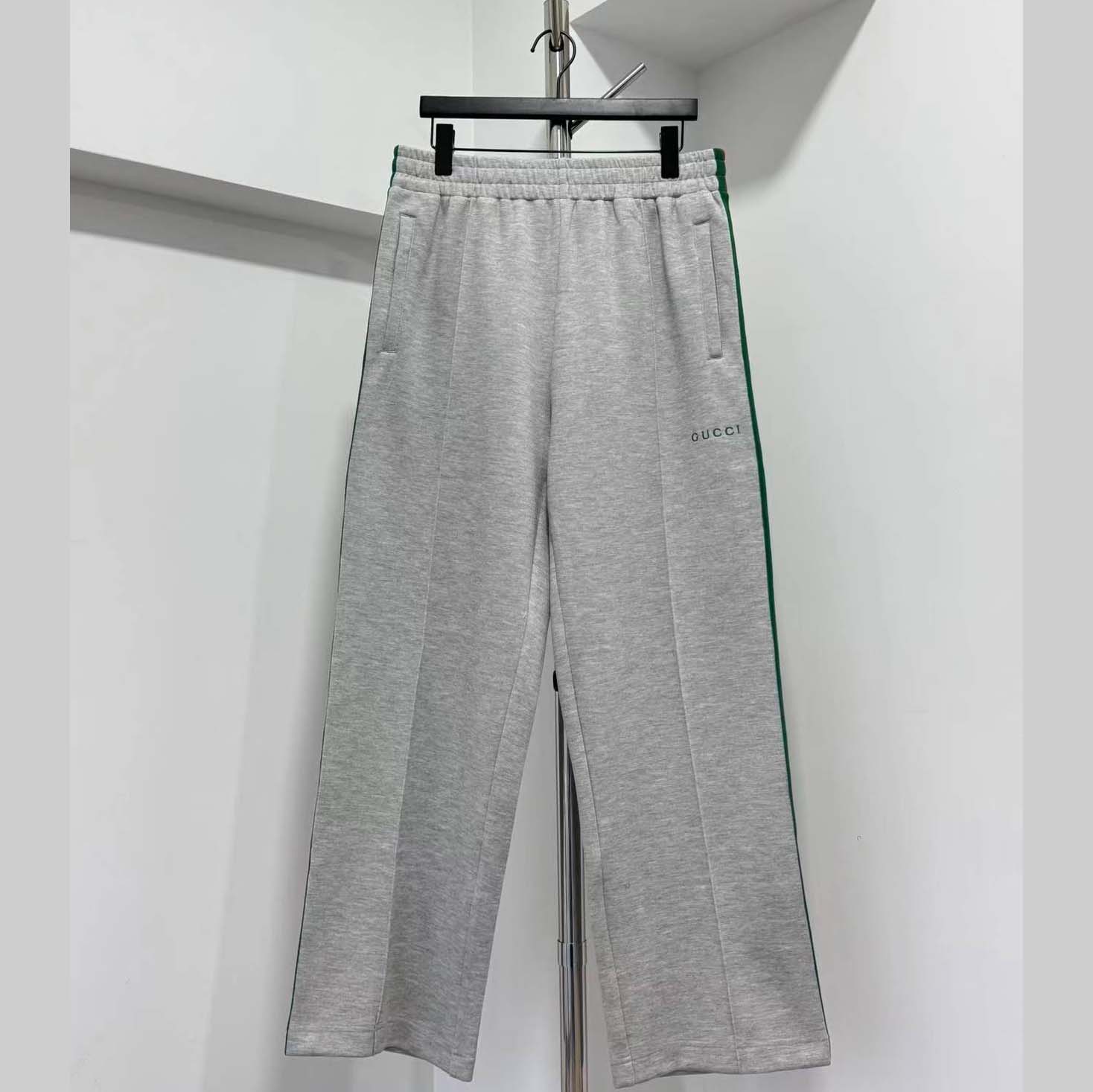Gucci Cotton Piquet Double Sportswear Pant - DesignerGu