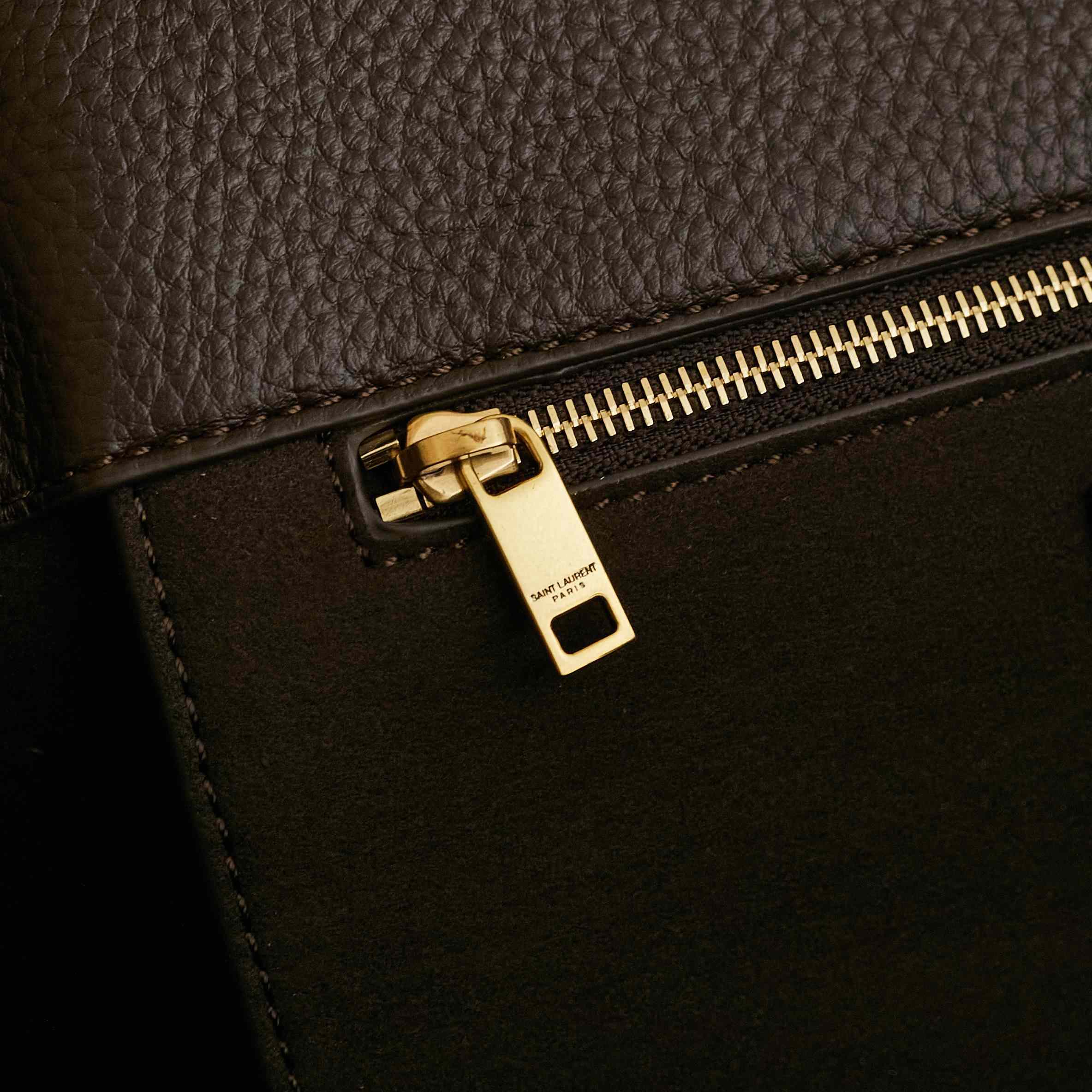 Saint Laurent LE 5 À 7 Bea In Grained Leather - DesignerGu