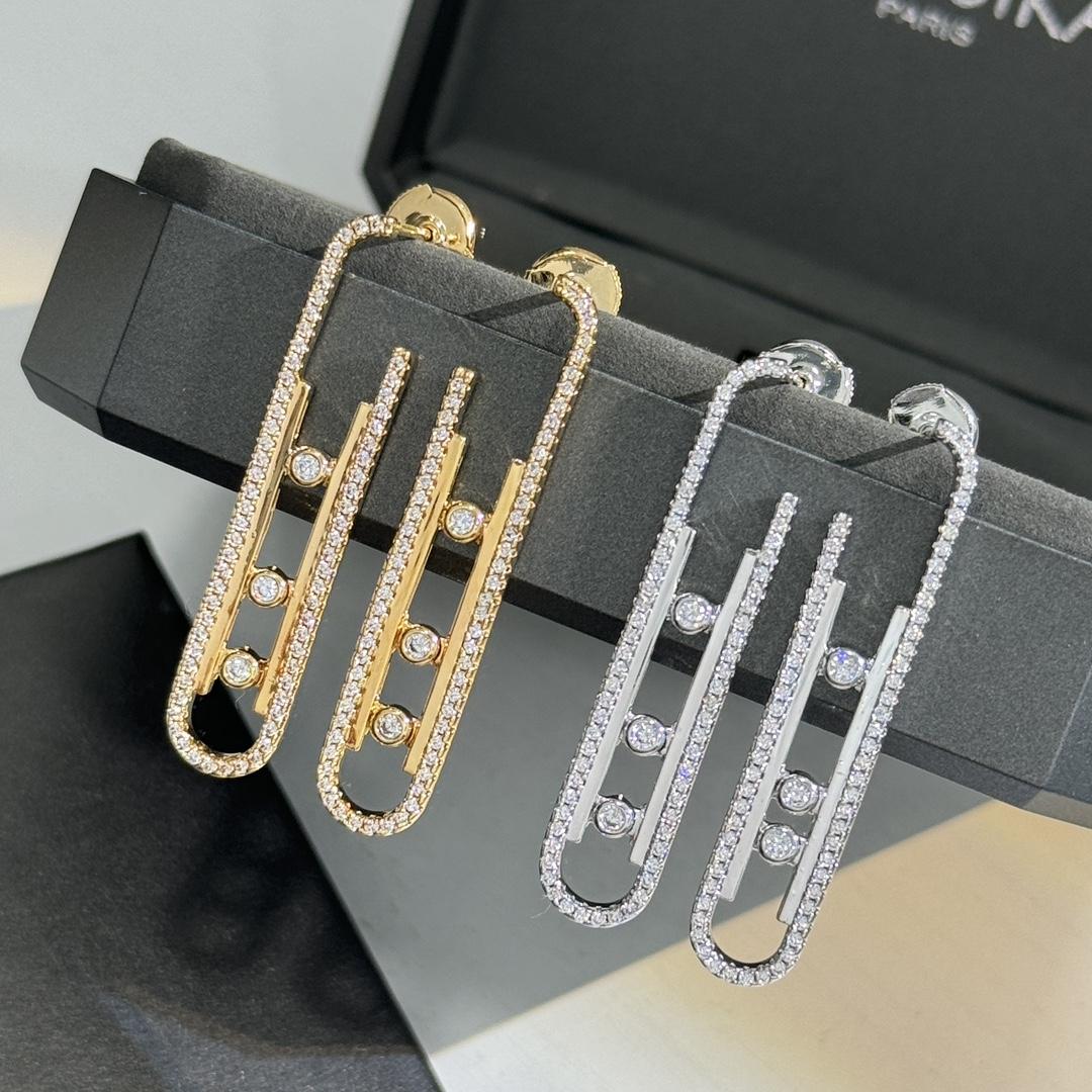 Messika Diamond Pendant Earrings - DesignerGu