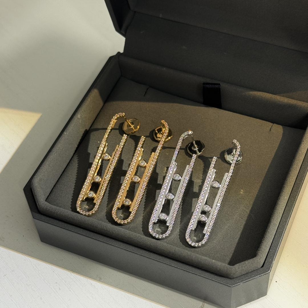 Messika Diamond Pendant Earrings - DesignerGu