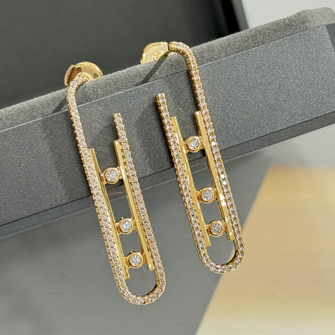 Messika Diamond Pendant Earrings - DesignerGu