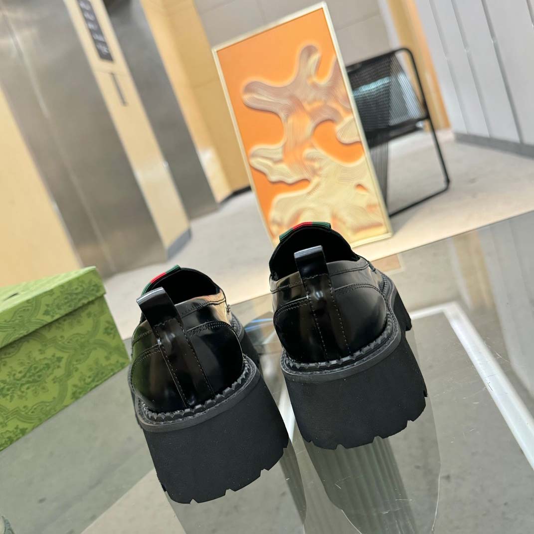 Gucci Women's Leather Loafers - DesignerGu