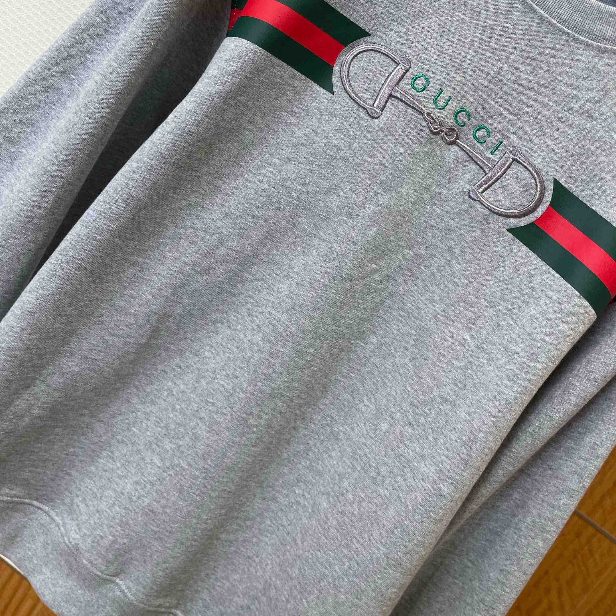 Gucci Cotton Jersey Sweatshirt With Print - DesignerGu
