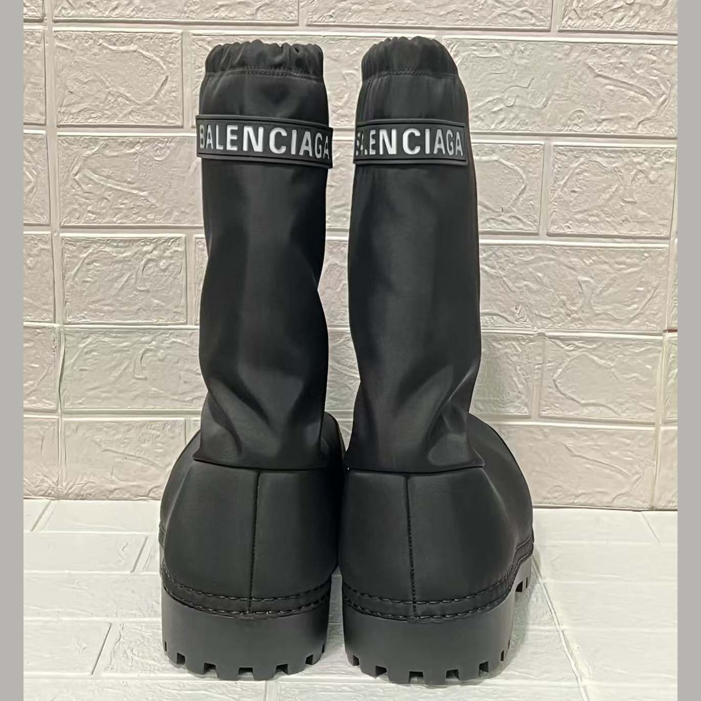 Balenciaga Alaska High Boot In Black Nylon - DesignerGu
