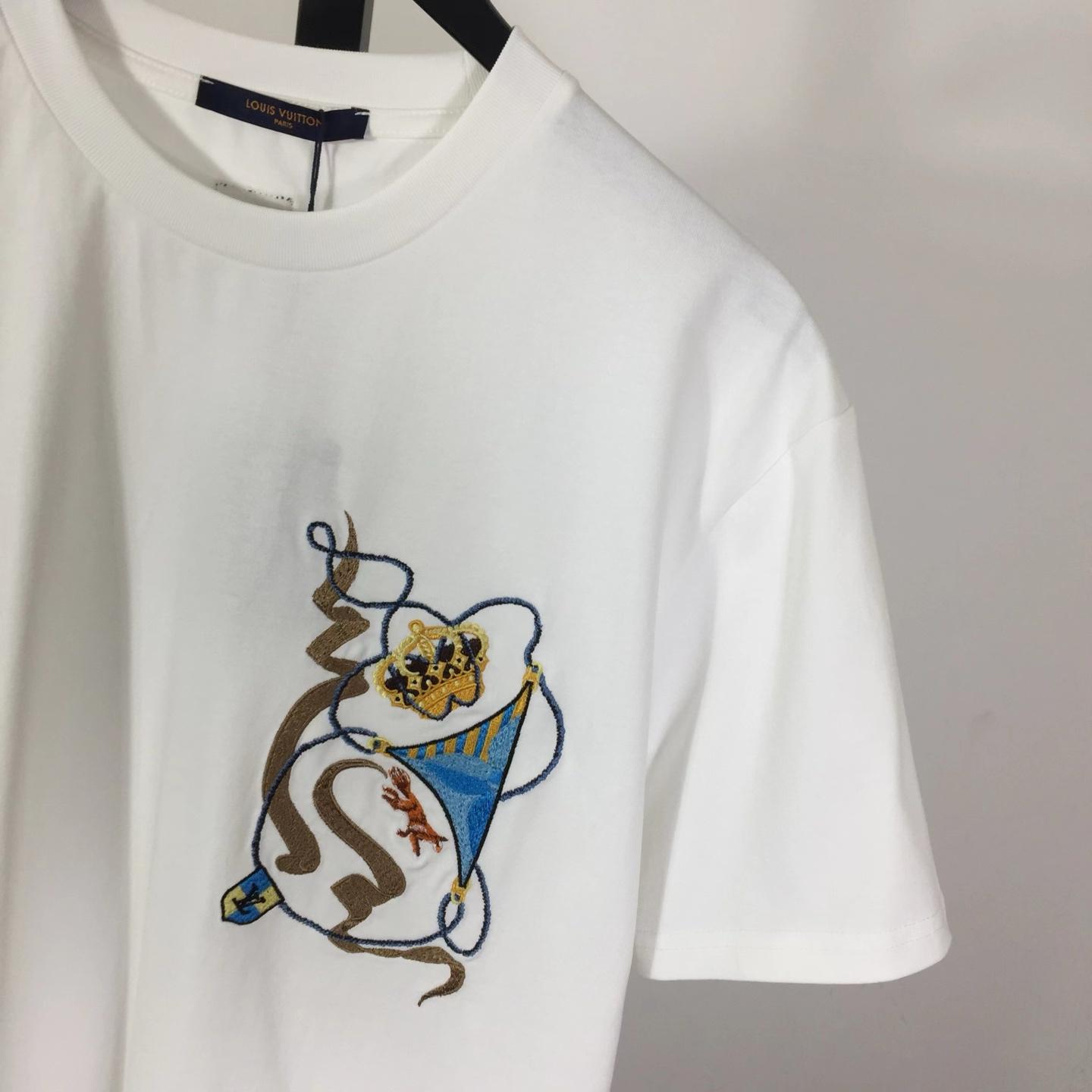 Louis Vuitton Short-Sleeved Crewneck    - DesignerGu