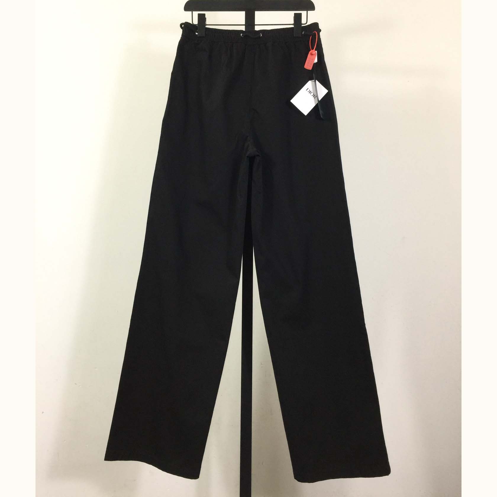 Dior Mountain Track Pants Black Blended Cotton Twill  - DesignerGu