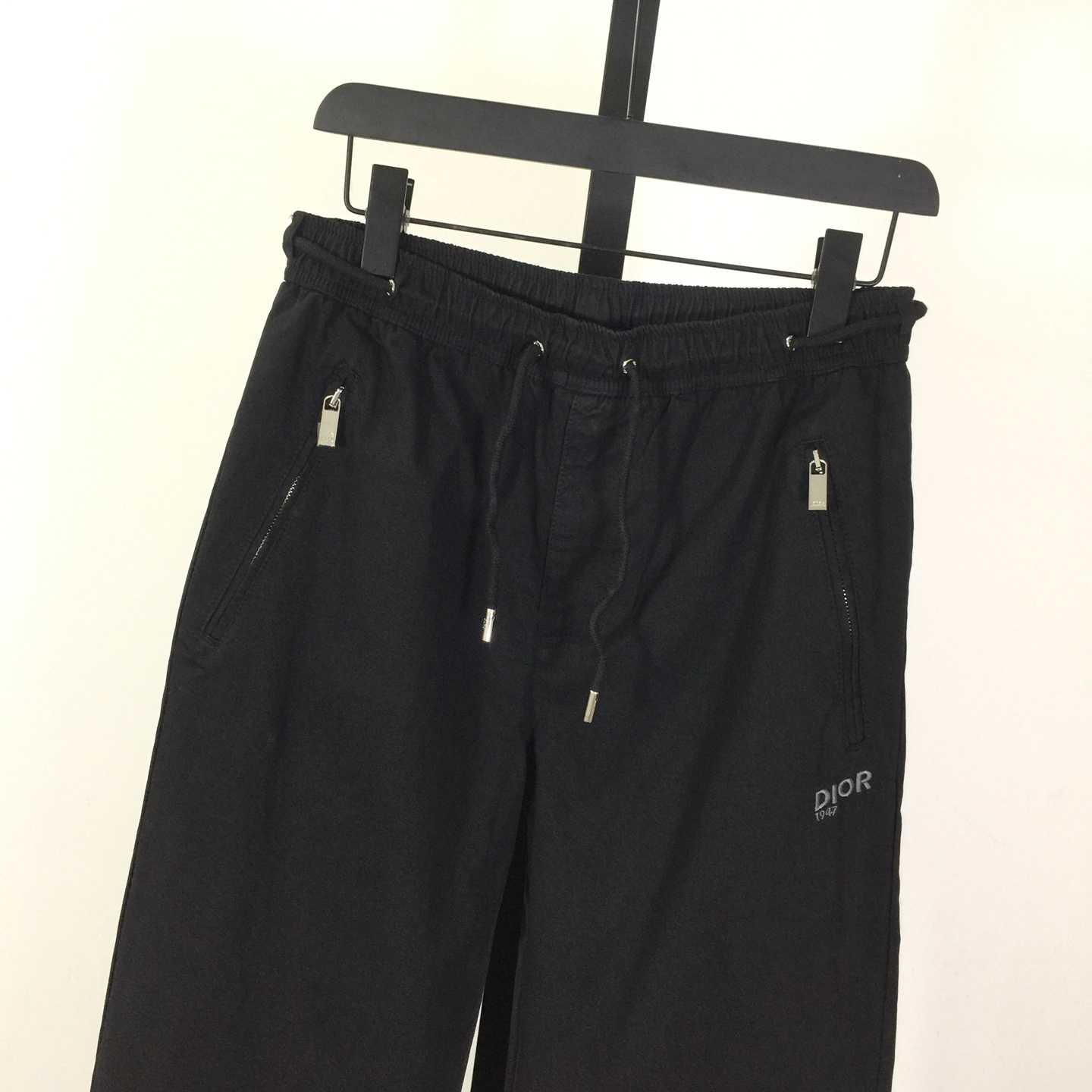 Dior Mountain Track Pants Black Blended Cotton Twill  - DesignerGu