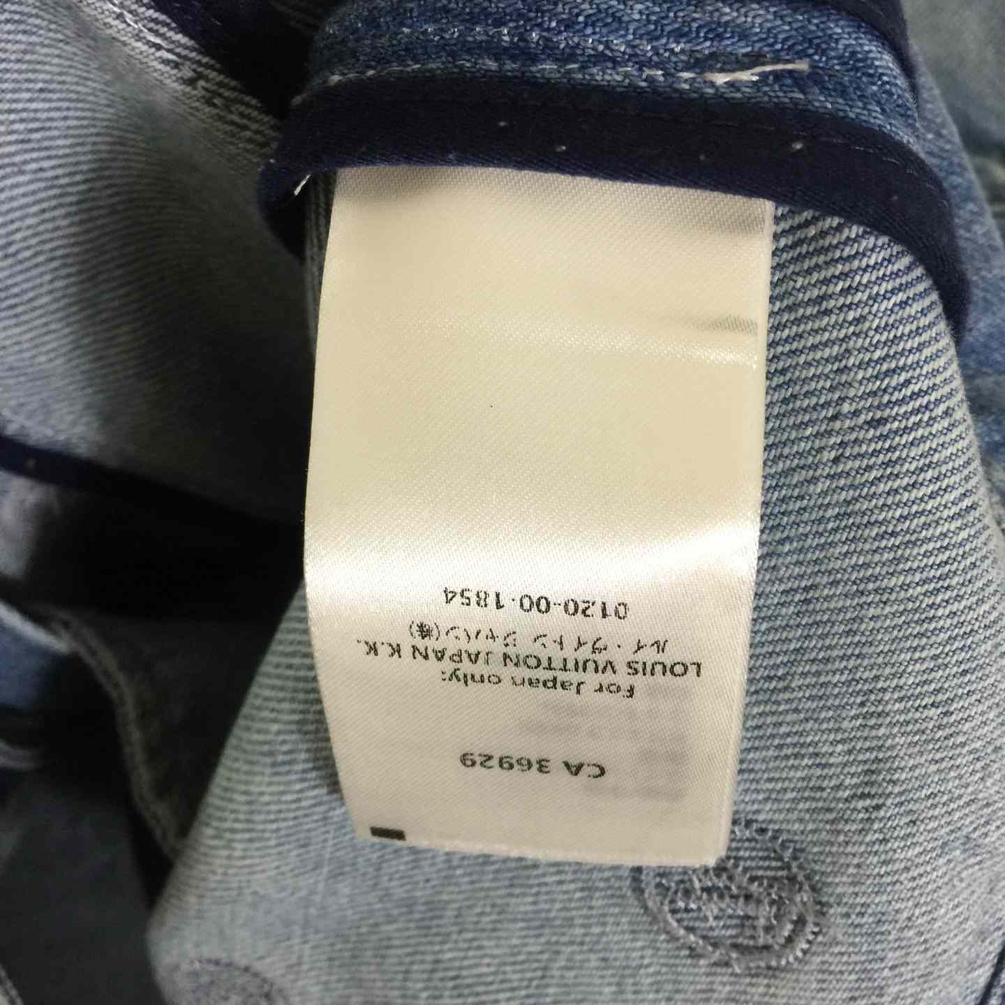 Louis Vuitton Sequin Signature Denim Jacket - DesignerGu