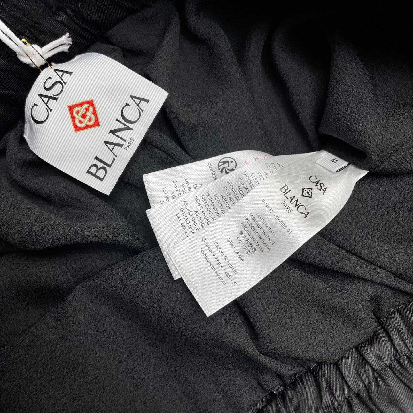 Casablanca Blades Silk Satin Shorts CA3572 - DesignerGu